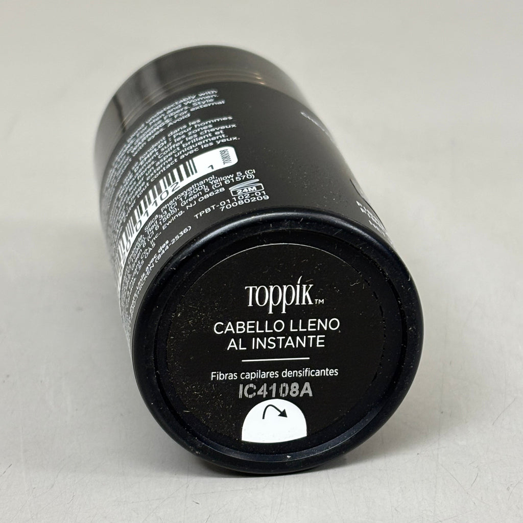 TOPPIK Safe & Natural Hair Building Fibers All Hair Types 0.42 oz Dark Brown