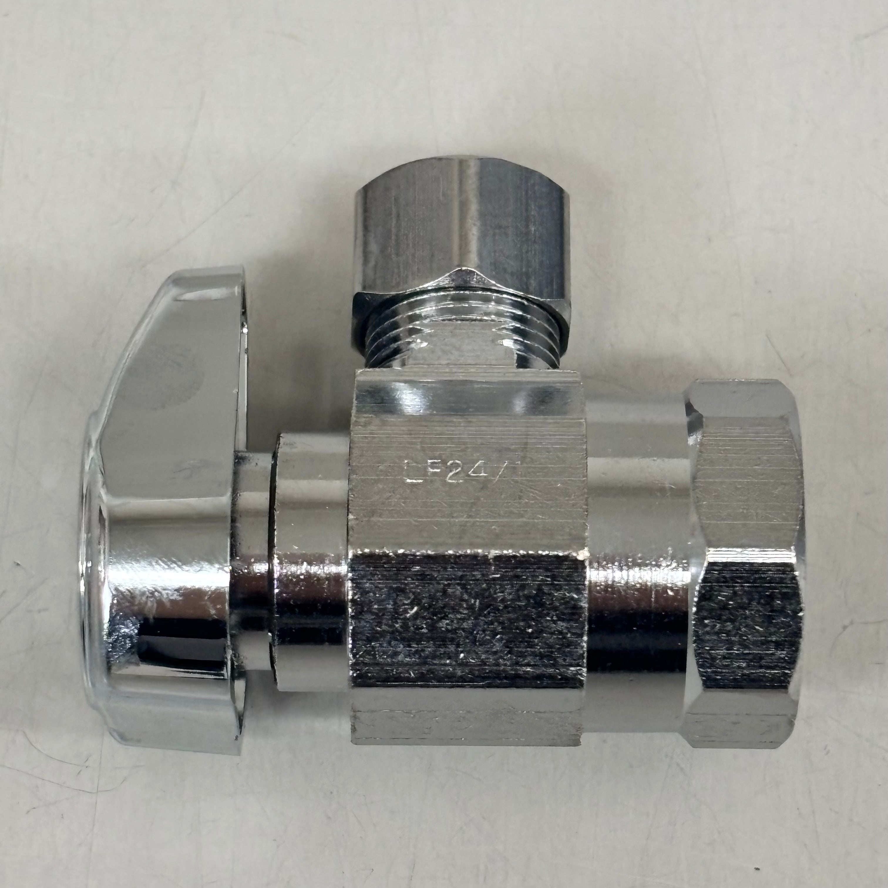 BRASSCRAFT (2 PACK) 1/4 Turn Angle Stop 1/2" FIP In X 3/8" OD COMPR Out G2R17XC