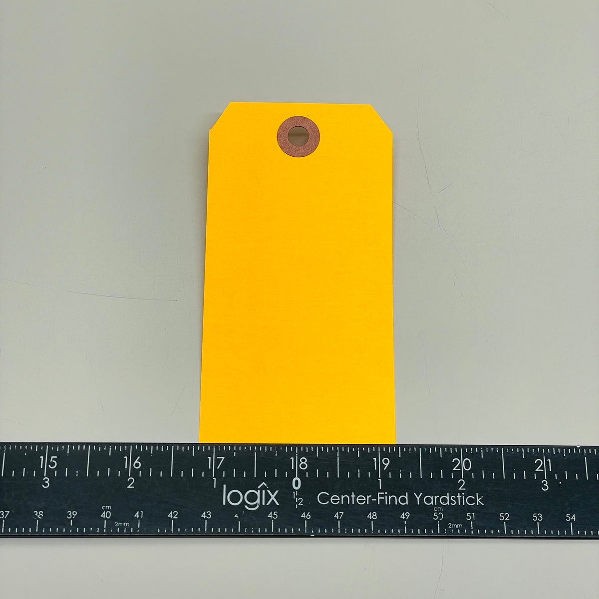 1,000 Shipping Hang Tags Fluorescent Orange 13 Pt. Cardstock 4 3/4" x 2 3/8" 513FOG