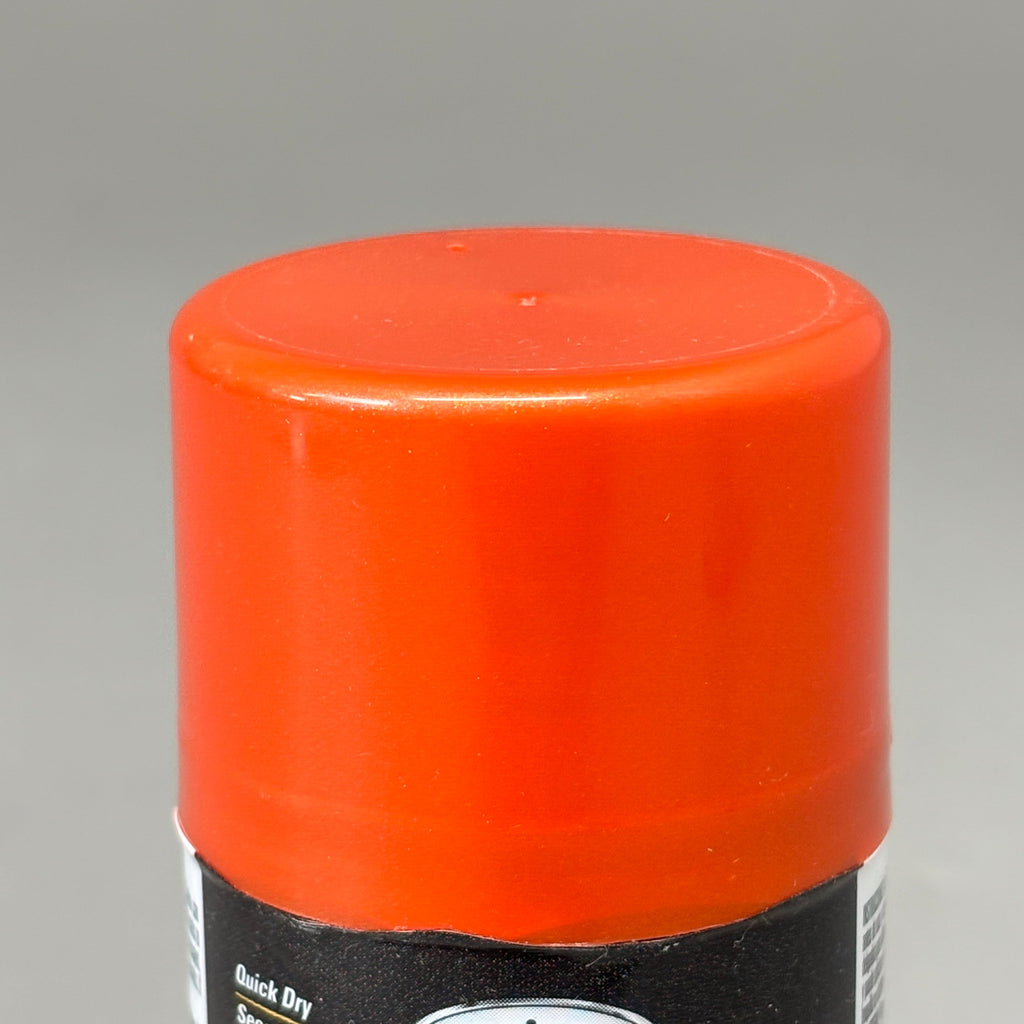 RUSTOLEUM (3 PACK) Lacquer Spray Paint One Coat Flaming Orange 3oz TES1840M