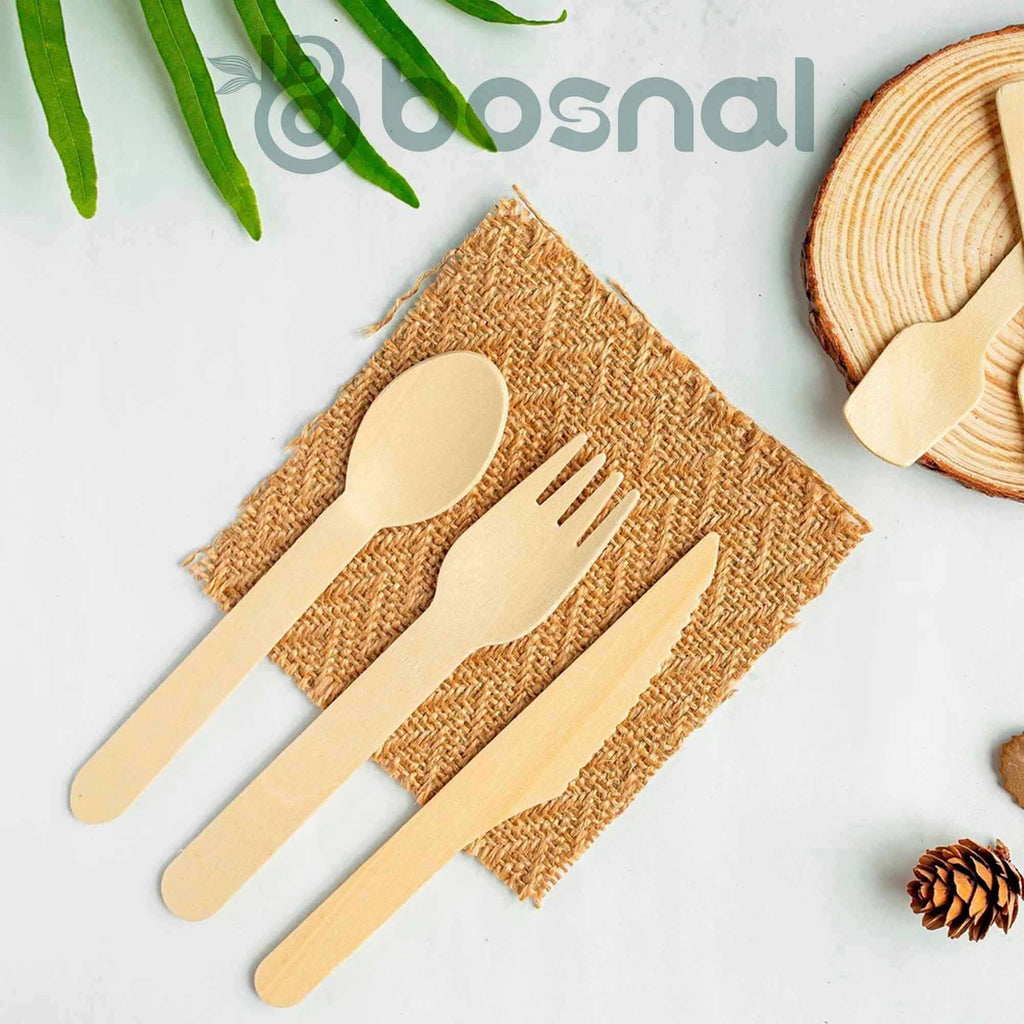 10 Inch & 7 Inch Round Plates with Cutlery, 100% Plant-Based Sugarcane Bagasse, Compostable, Microwave Safe, Eco-Friendly Dinnerware