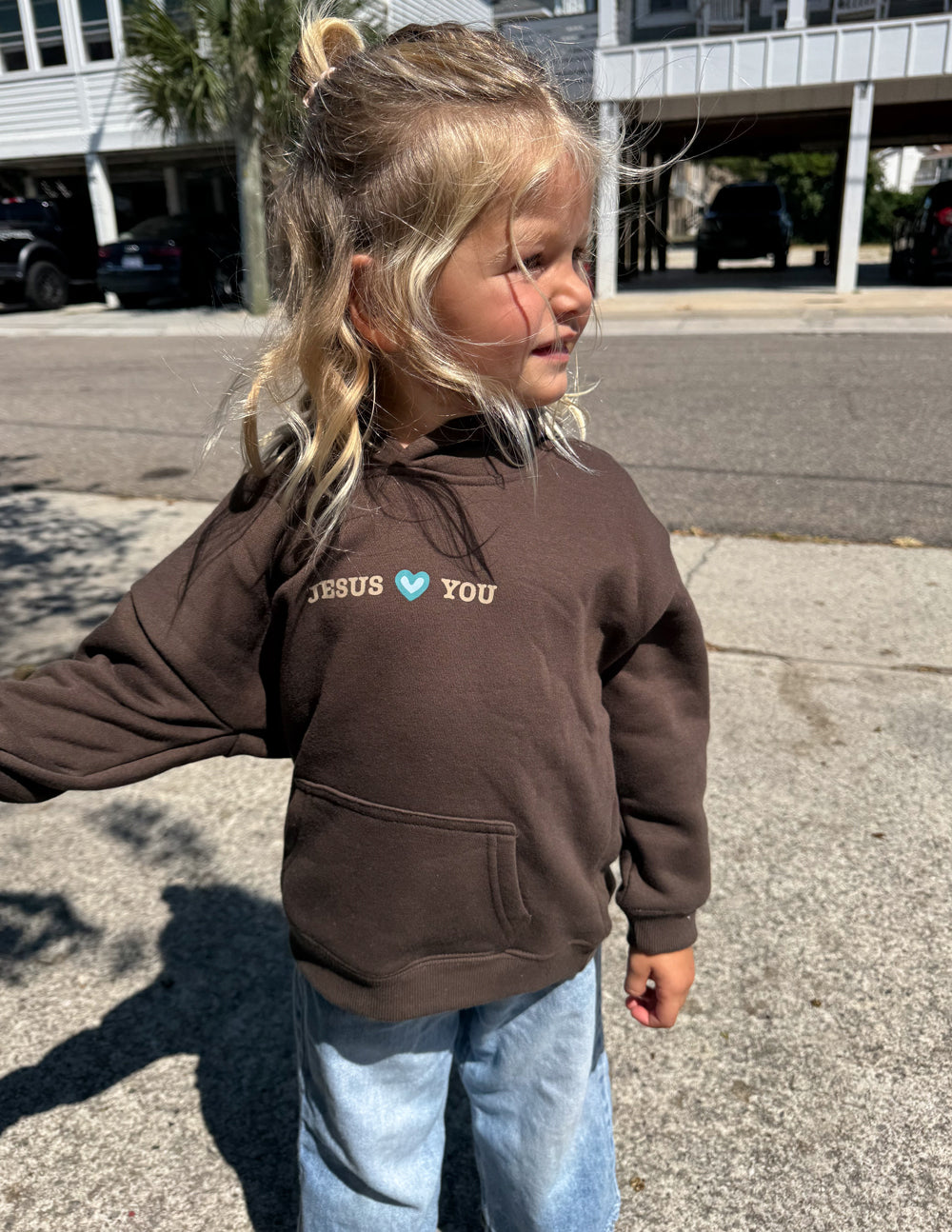 Jesus Loves You Kids Hoodie