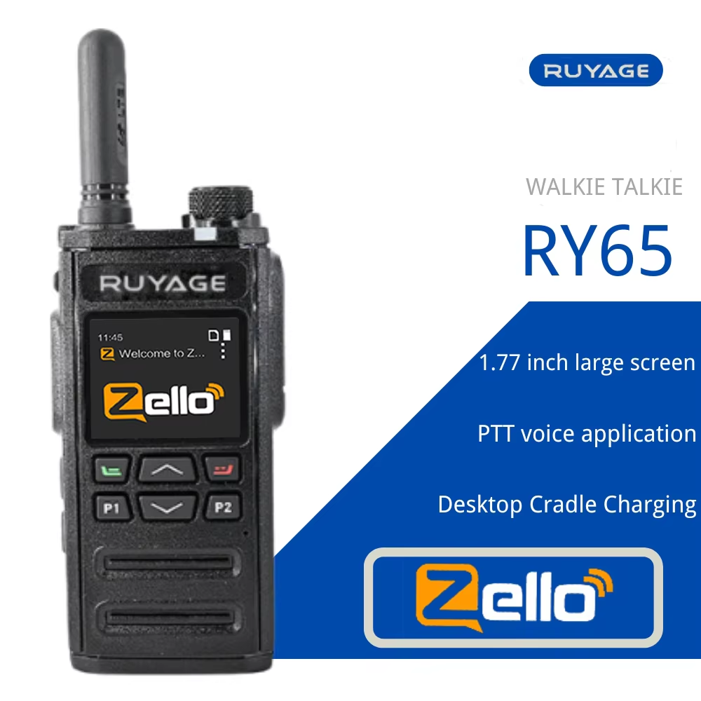 RUYAGE RY65 4G LTE Zello Walkie Talkie | Long Range PoC Radio