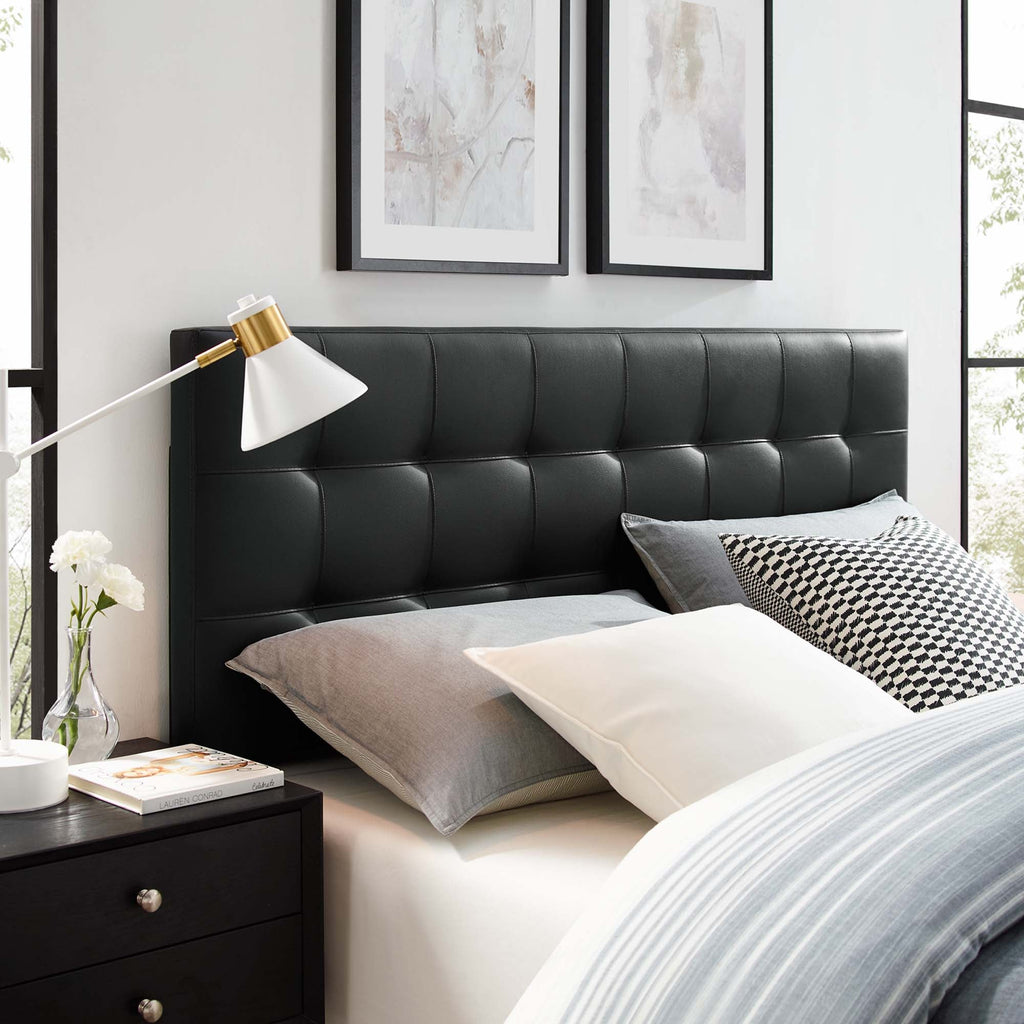 Lily Upholstered Vinyl King Headboard by Modway