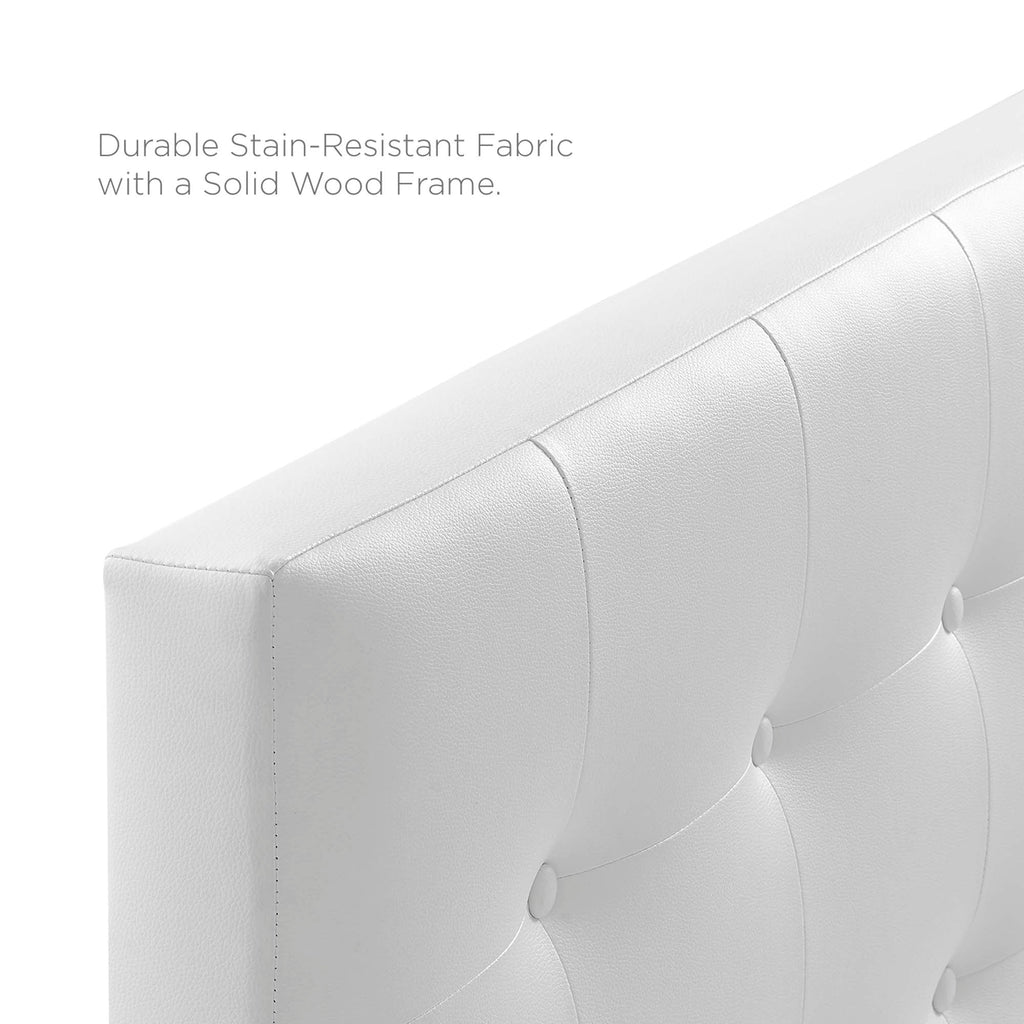 Lily Upholstered Vinyl King Headboard by Modway