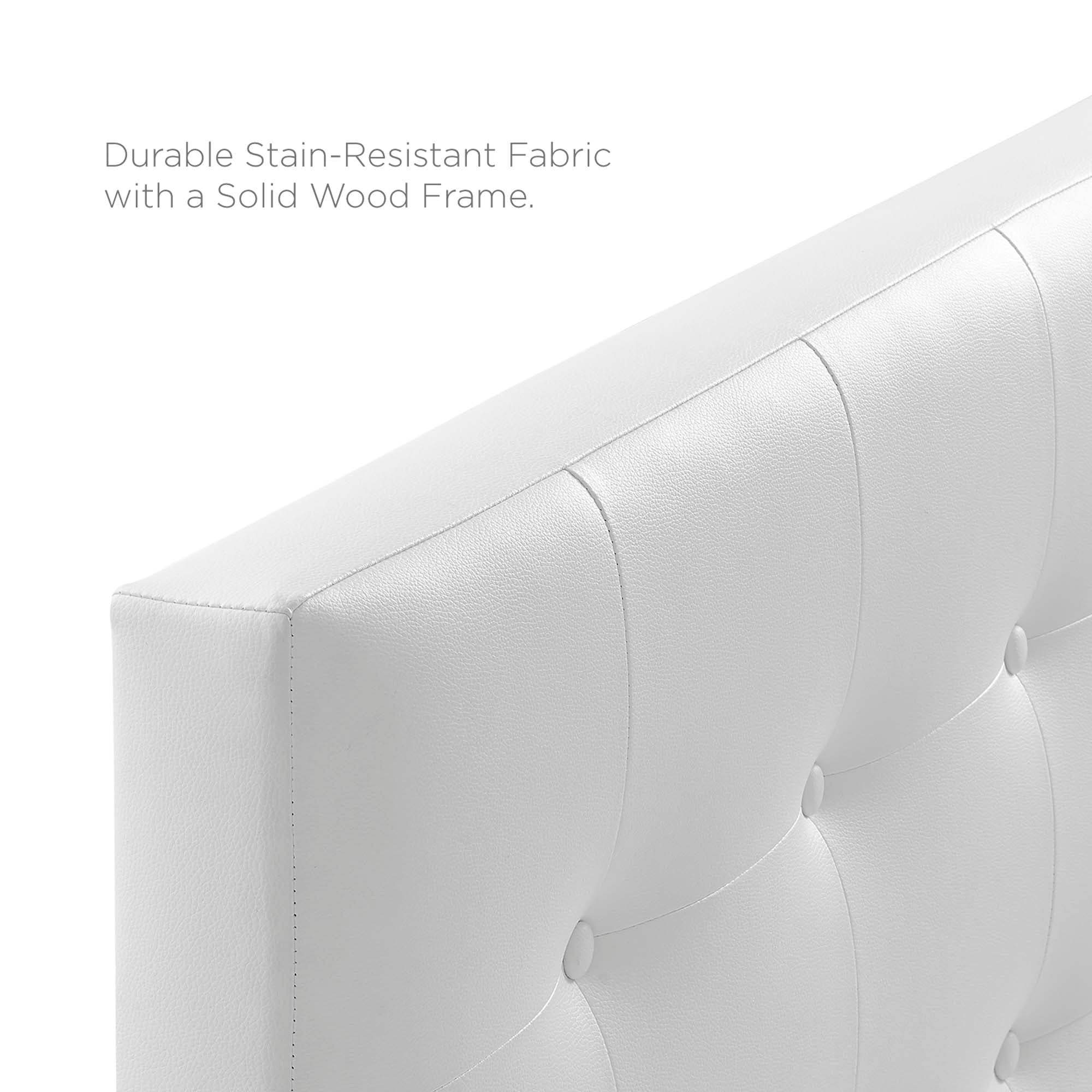 Lily Upholstered Vinyl King Headboard by Modway
