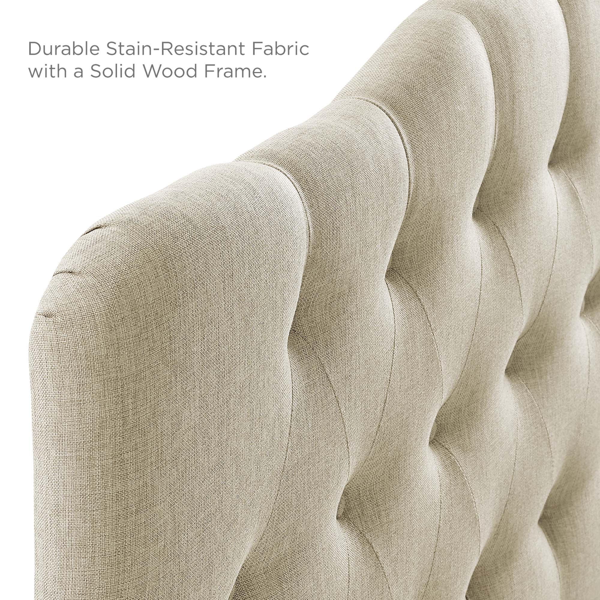 Annabel Upholstered Fabric Queen Headboard by Modway