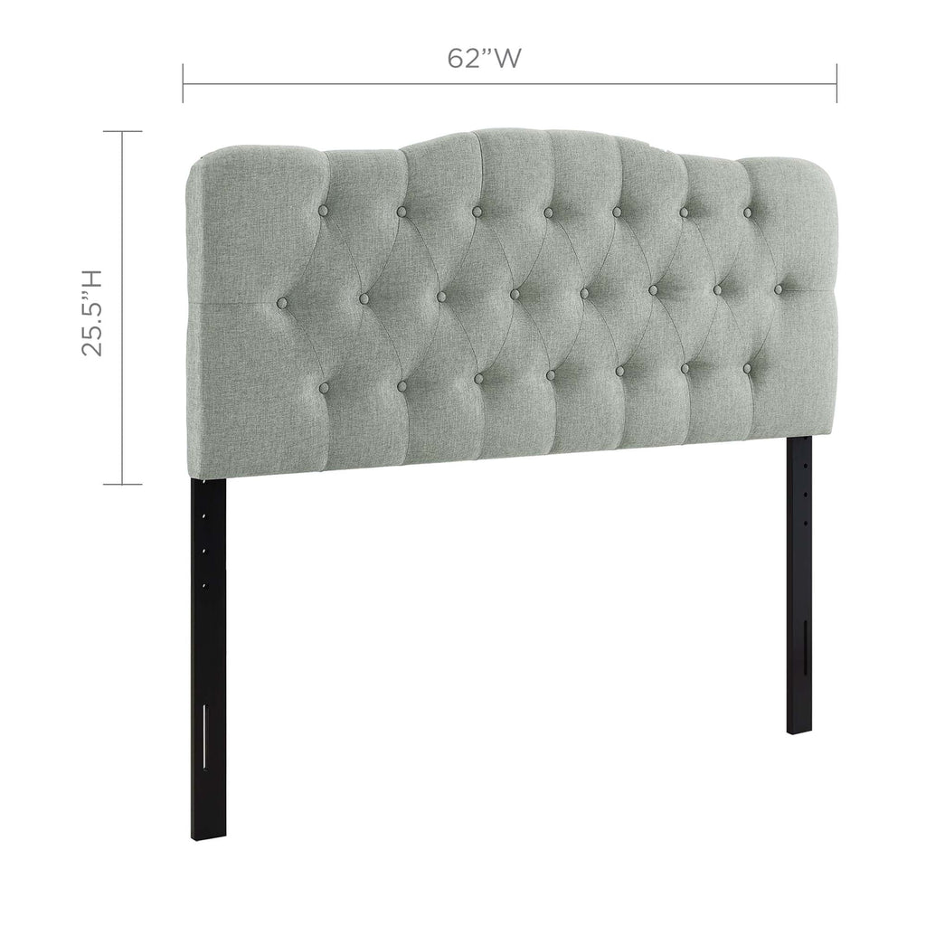 Annabel Upholstered Fabric Queen Headboard by Modway