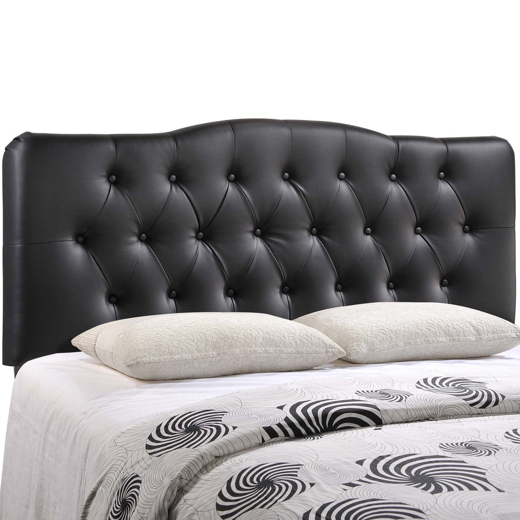 Annabel Upholstered Vinyl Queen Headboard by Modway