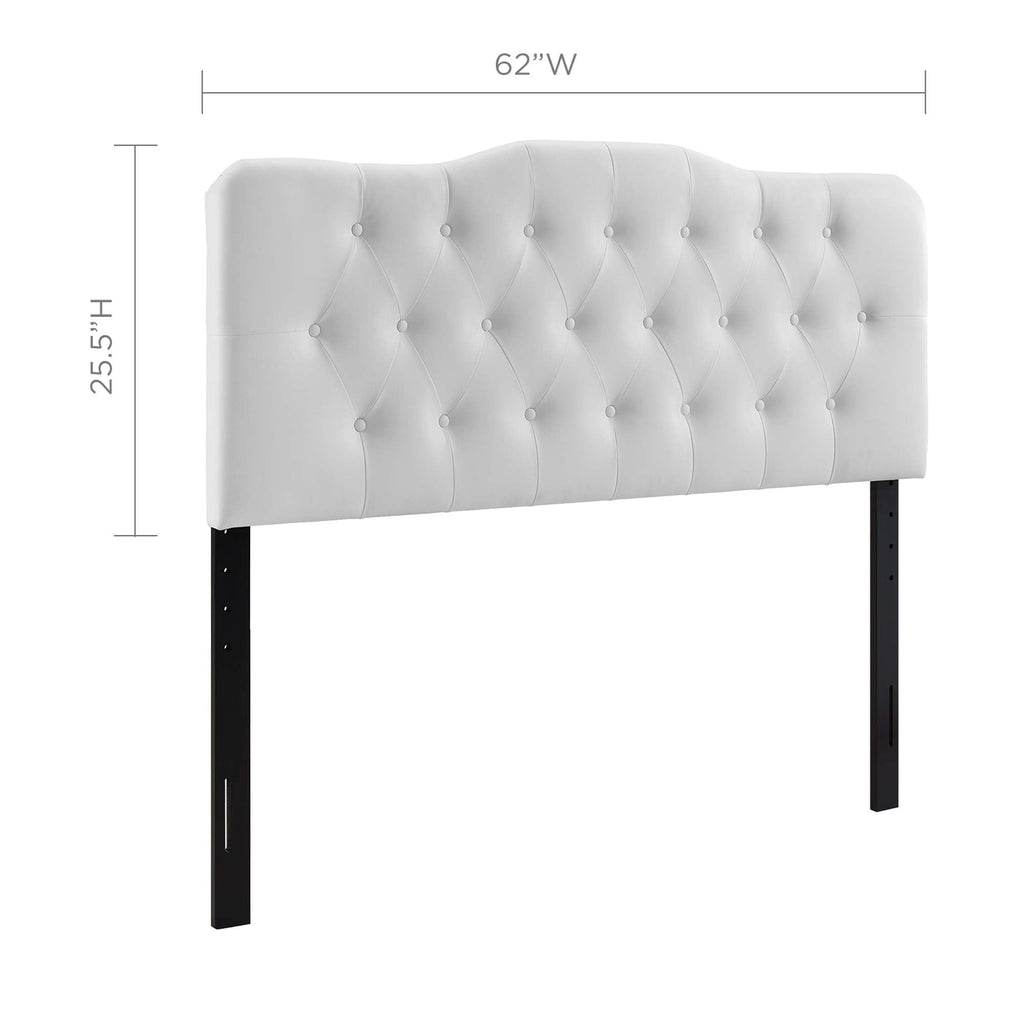Annabel Upholstered Vinyl Queen Headboard by Modway