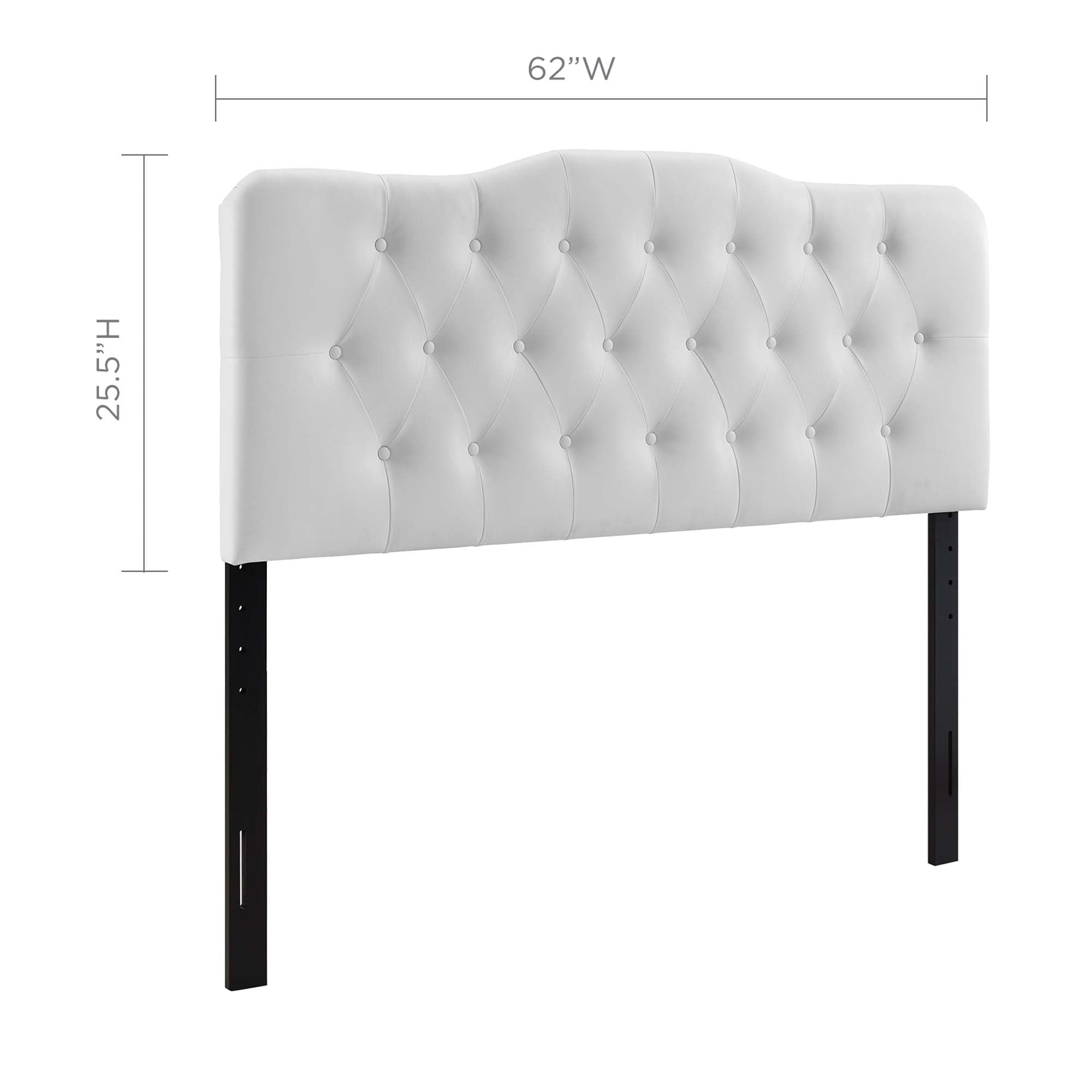 Annabel Upholstered Vinyl Queen Headboard by Modway