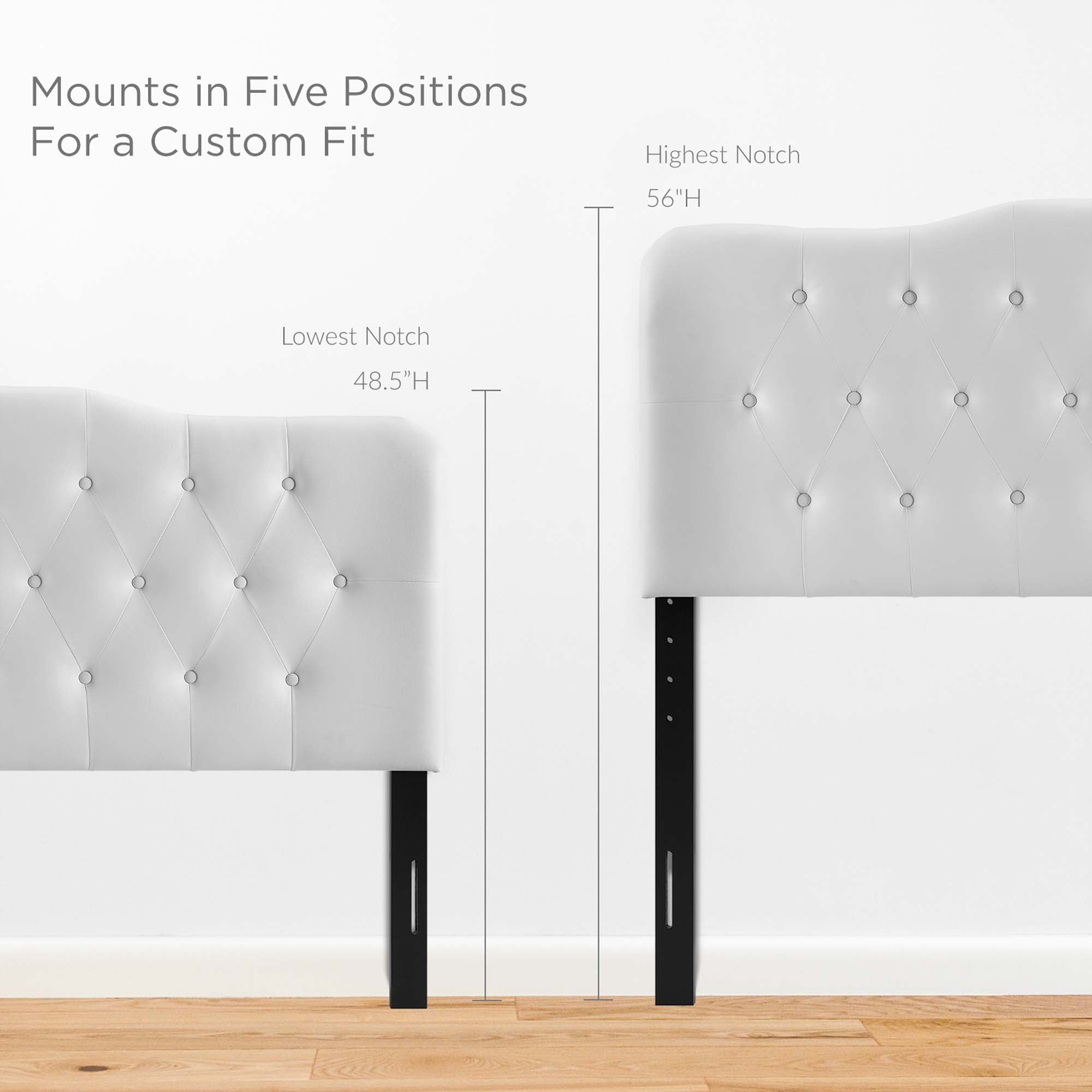 Annabel Upholstered Vinyl Queen Headboard by Modway