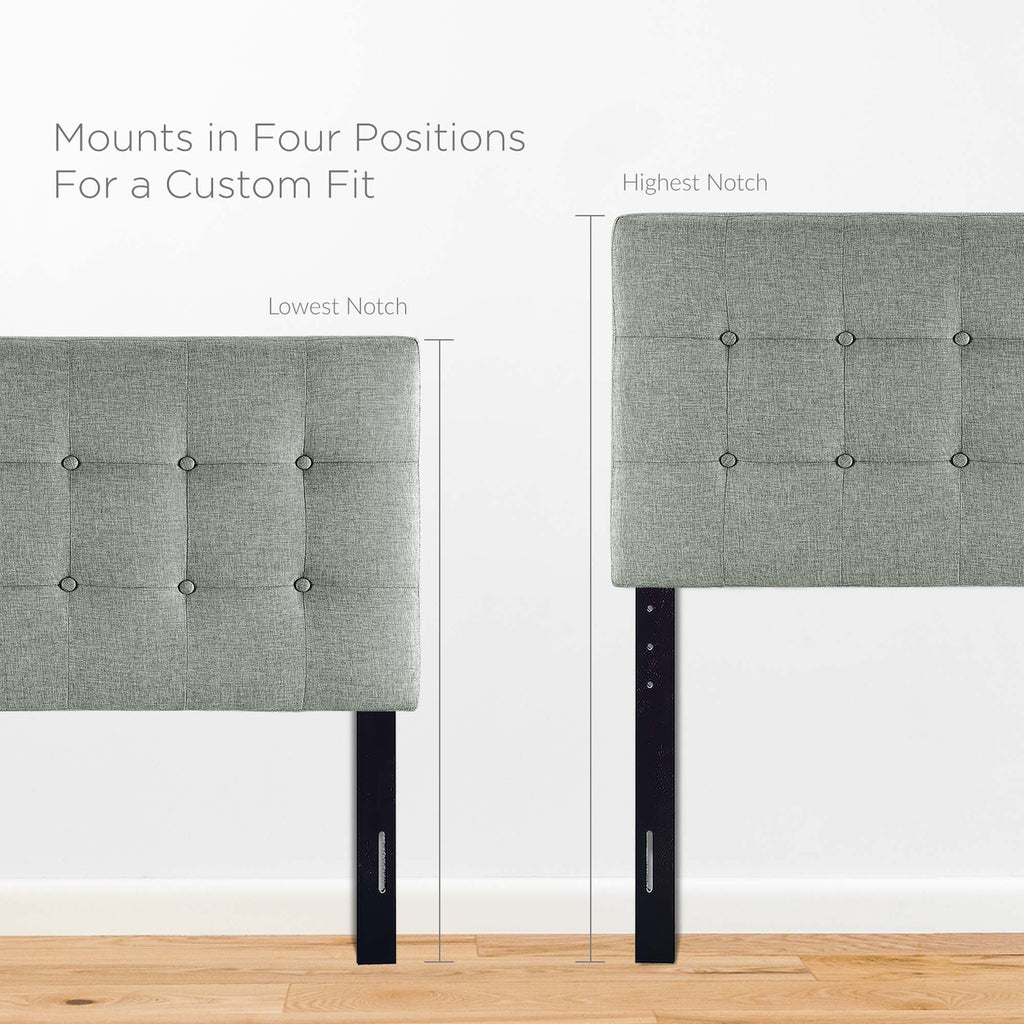 Emily Upholstered Fabric Twin Headboard by Modway