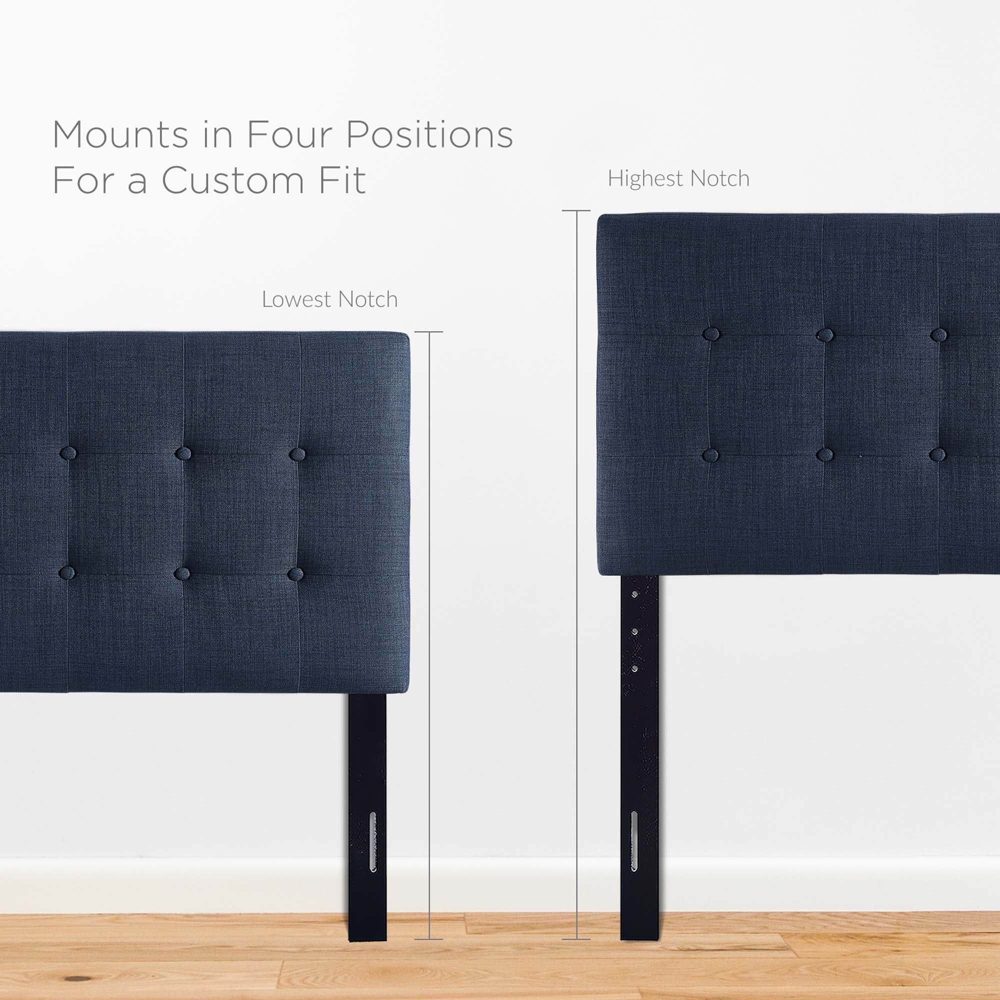 Emily Upholstered Fabric Twin Headboard by Modway