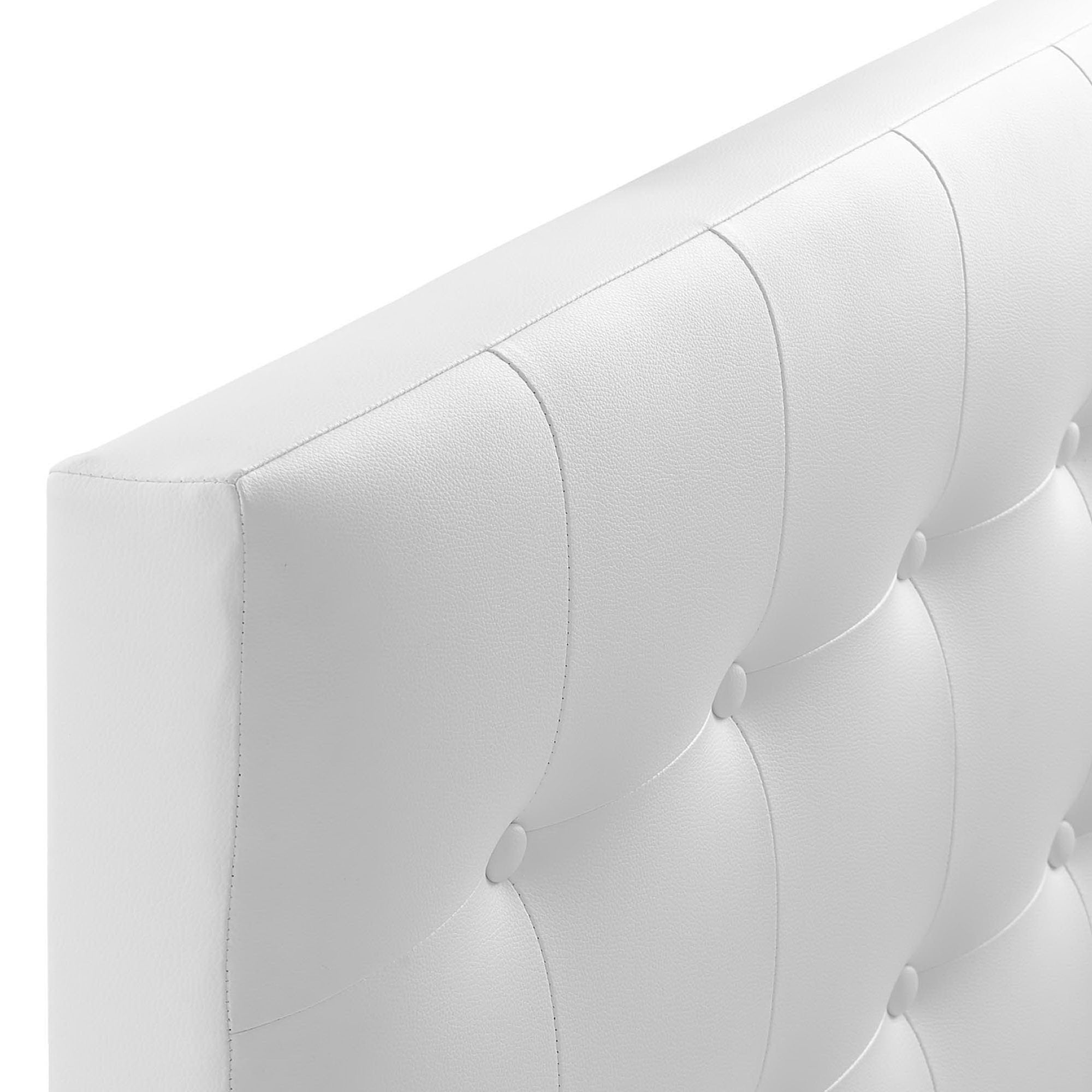 Emily Upholstered Vinyl Twin Headboard by Modway