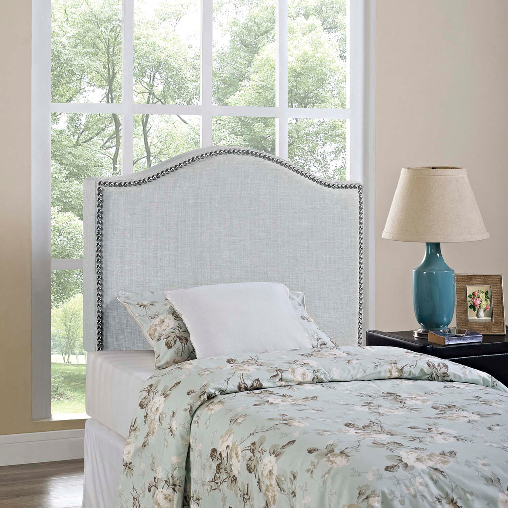 Curl Nailhead Upholstered Twin Headboard by Modway