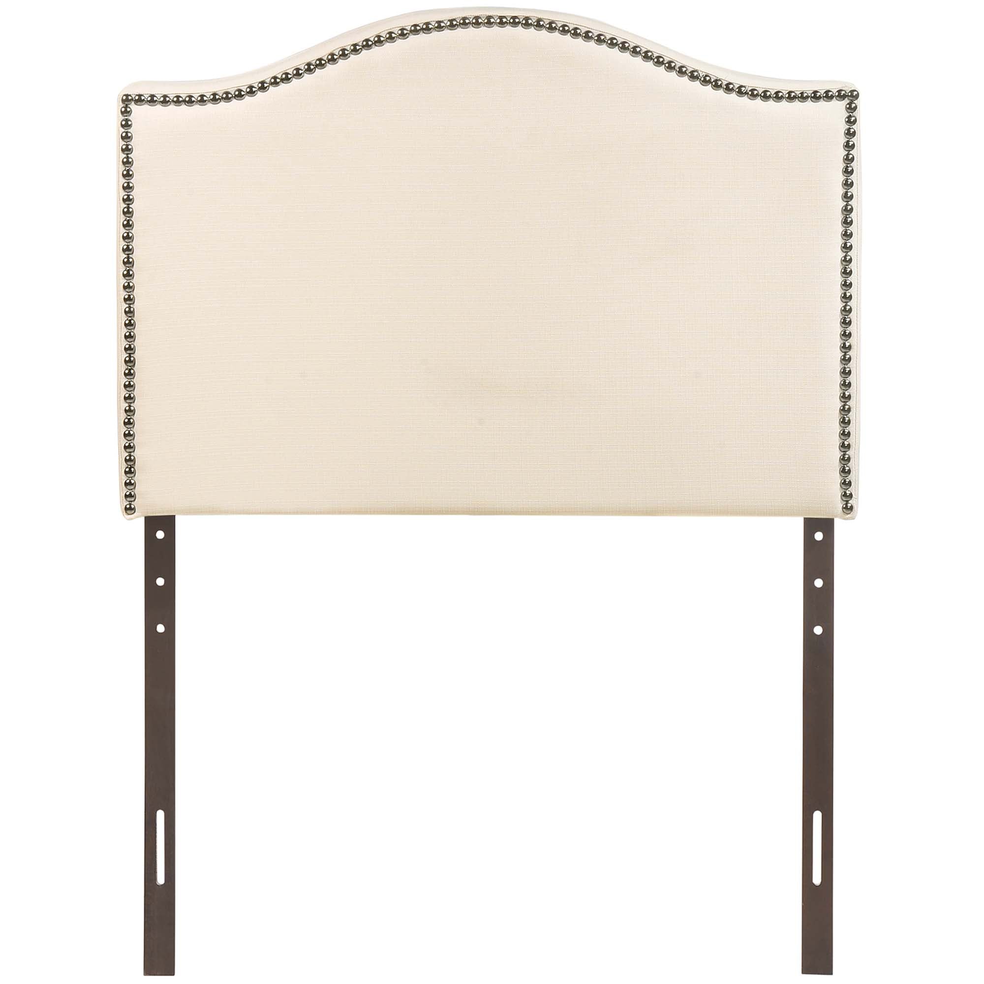 Curl Nailhead Upholstered Twin Headboard by Modway