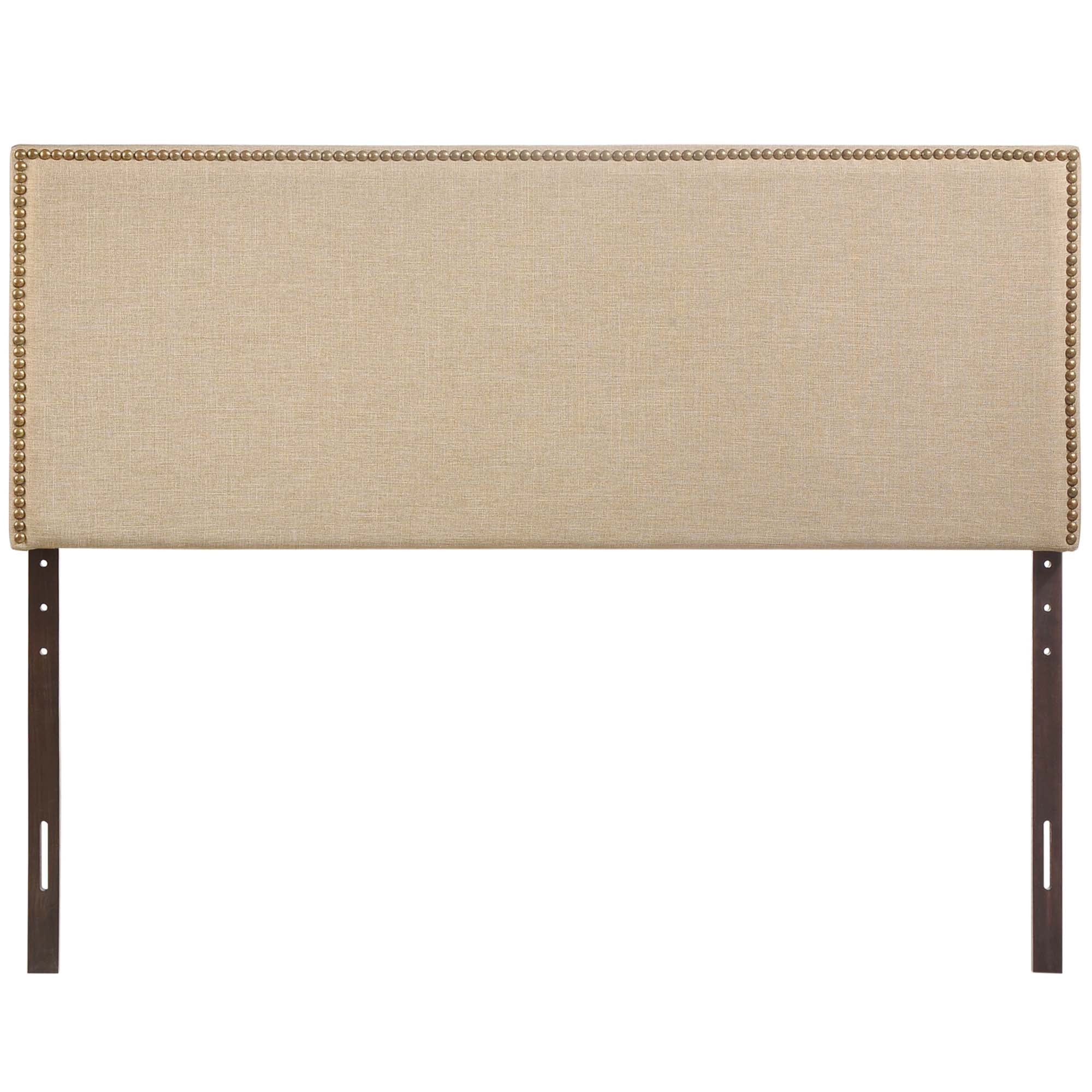 Region Nailhead Upholstered Queen Headboard by Modway