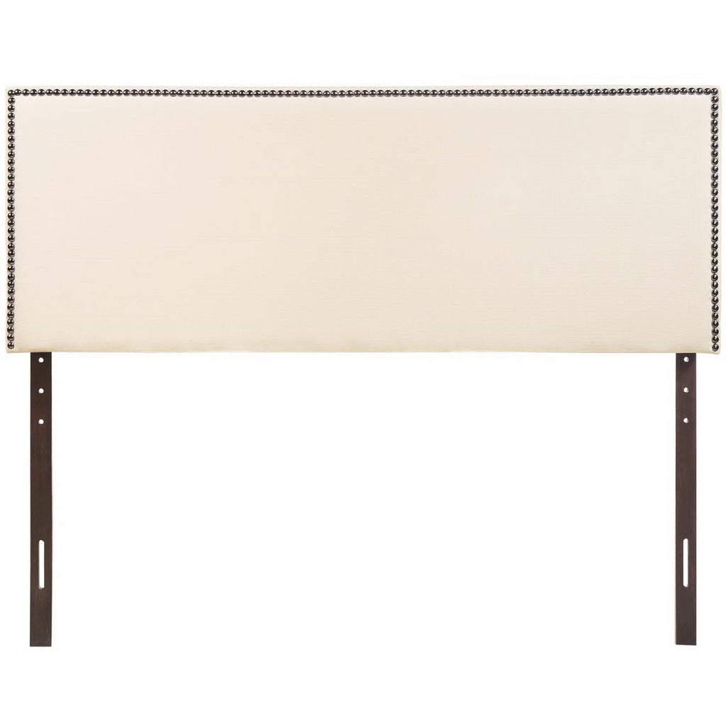 Region Nailhead Upholstered Queen Headboard by Modway