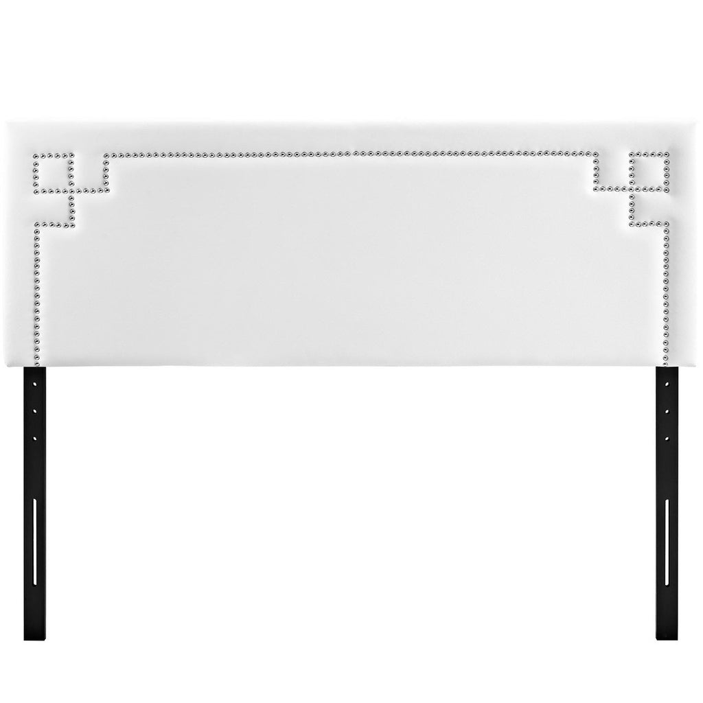 Josie Upholstered Vinyl Queen Headboard by Modway