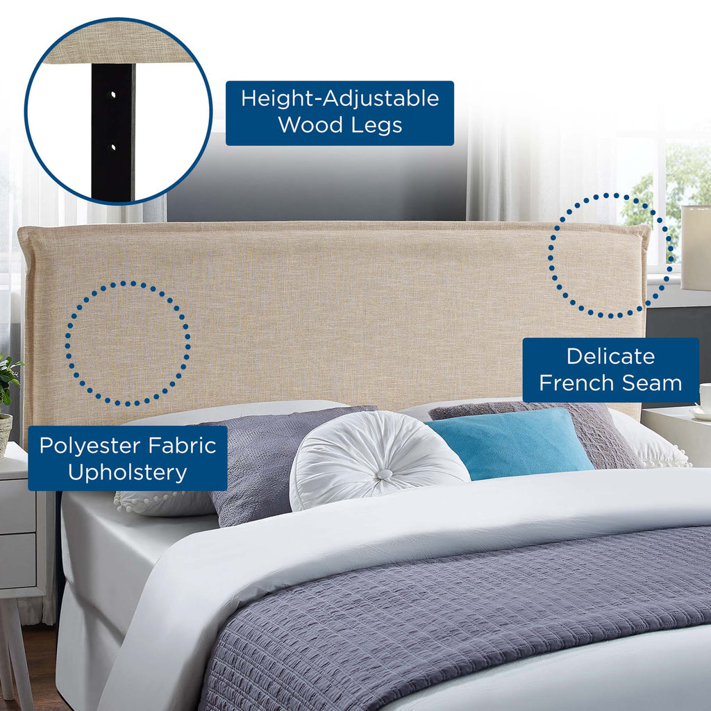 Camille Upholstered Fabric Queen Headboard by Modway