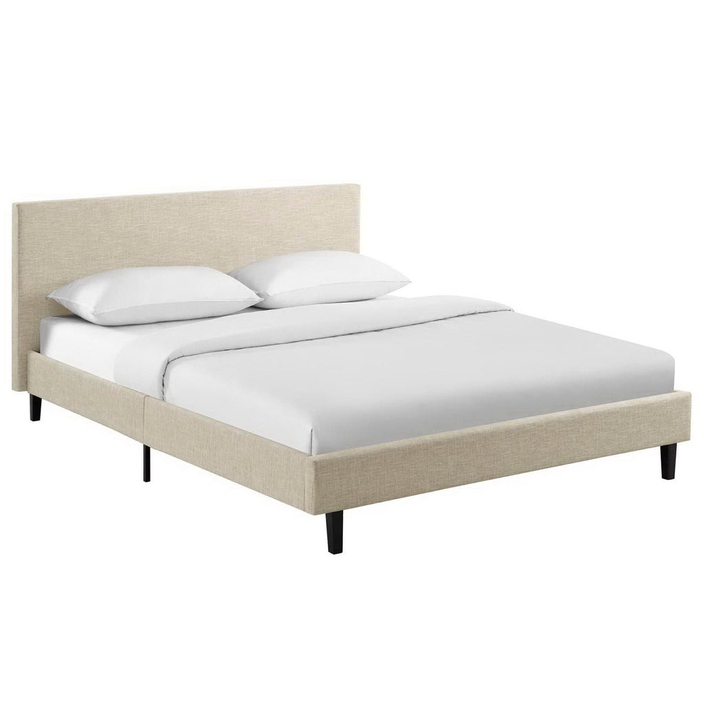 Anya Fabric Queen Bed by Modway