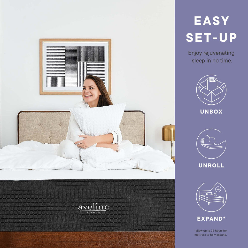 Aveline 8" Gel-Infused Memory Foam Mattress by Modway