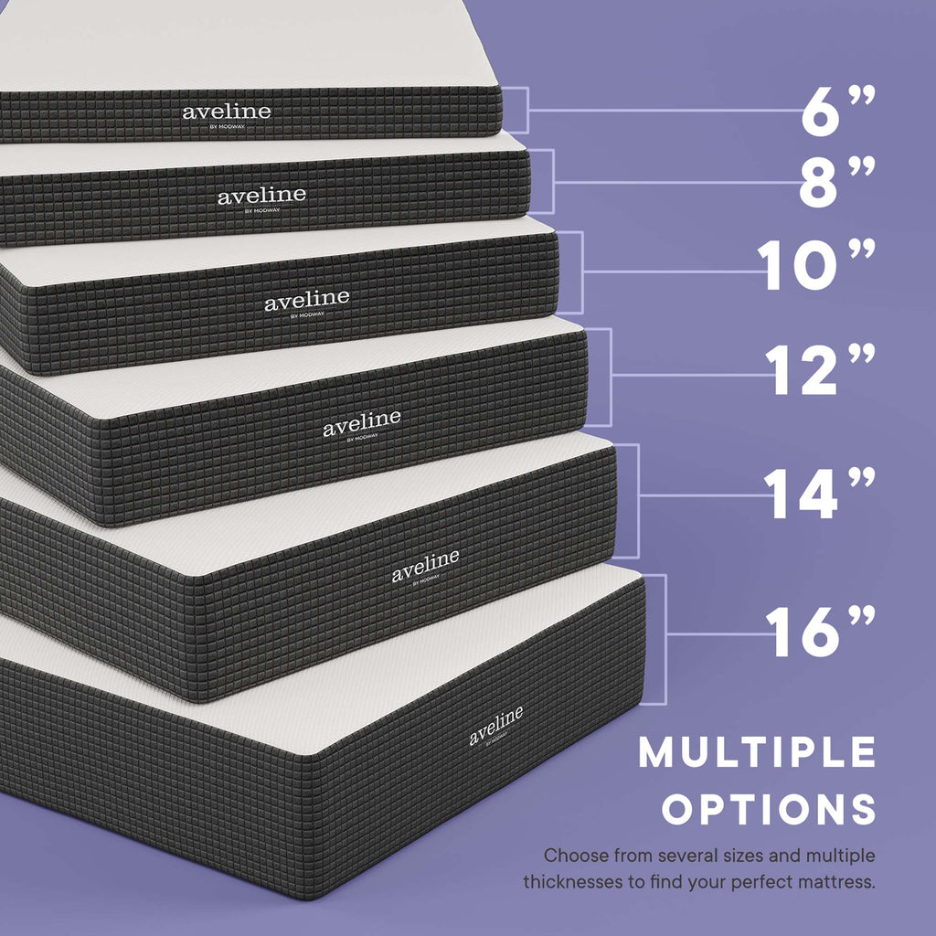 Aveline 8" Gel-Infused Memory Foam Mattress by Modway