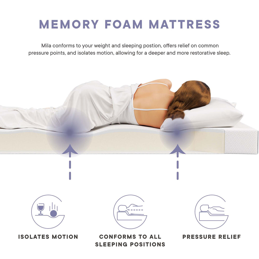 Mila 6" Memory Foam Mattress by Modway