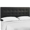 Paisley Tufted Upholstered Faux Leather Full/Queen Headboard by Modway