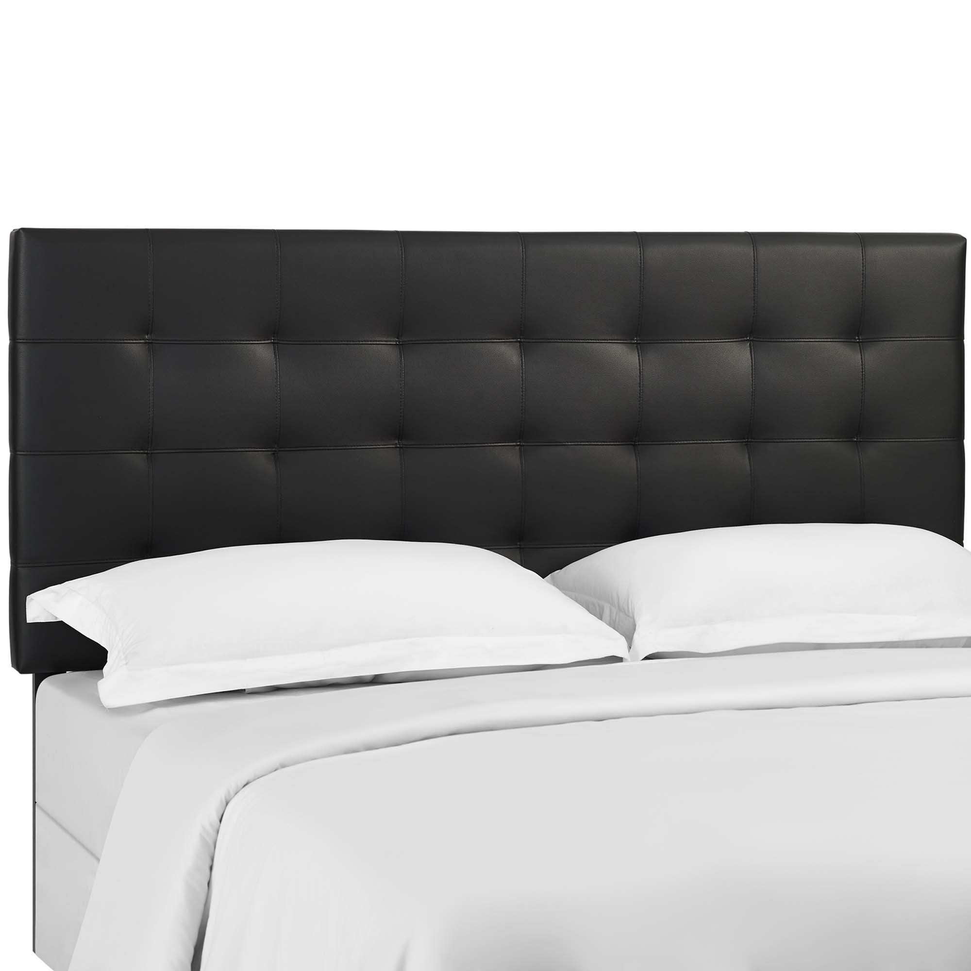 Paisley Tufted Upholstered Faux Leather Full/Queen Headboard by Modway