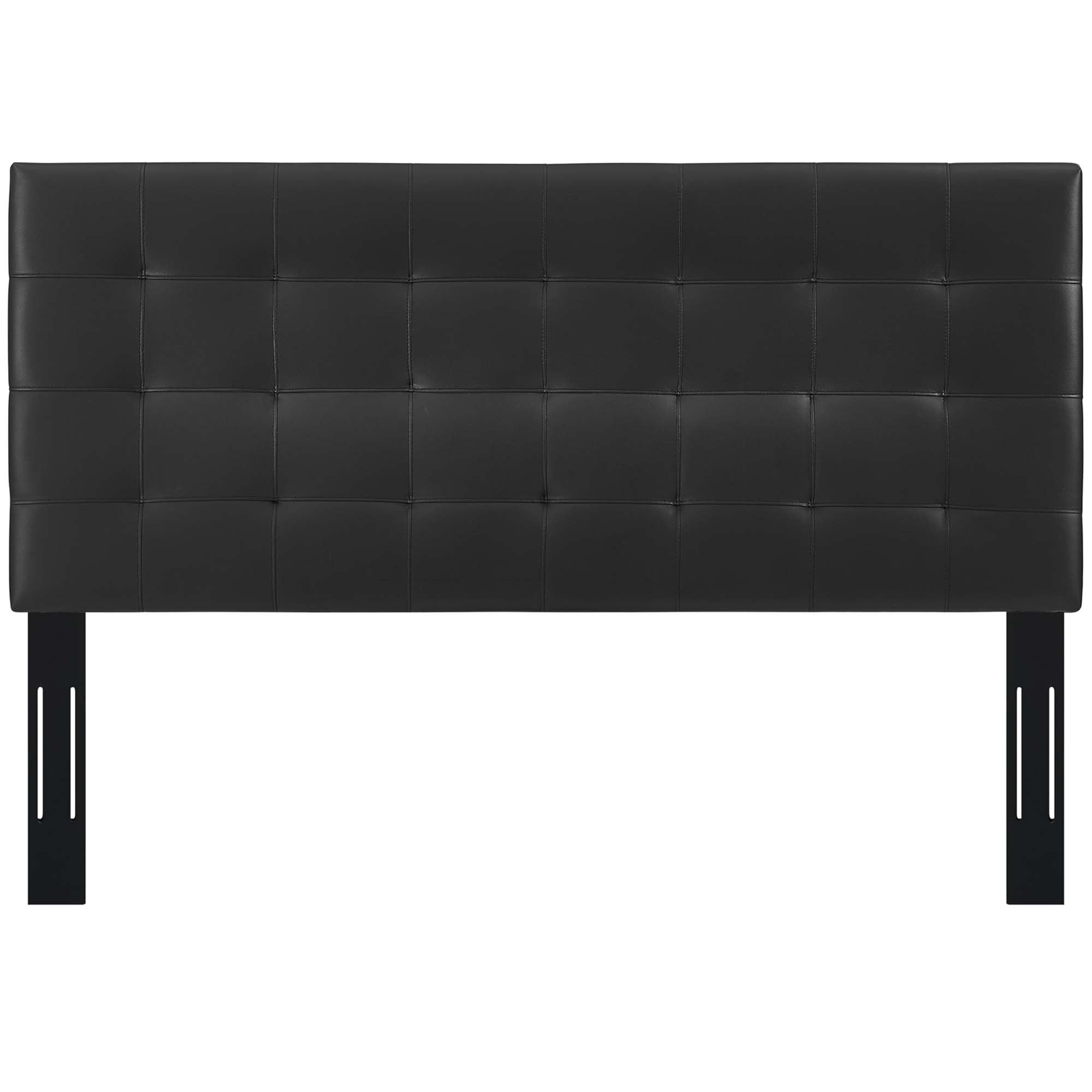 Paisley Tufted Upholstered Faux Leather Full/Queen Headboard by Modway