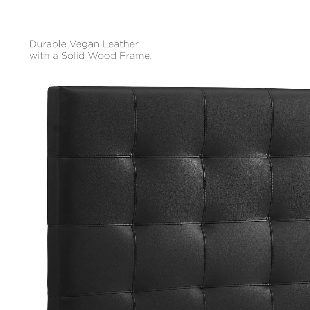 Paisley Tufted Upholstered Faux Leather Full/Queen Headboard by Modway