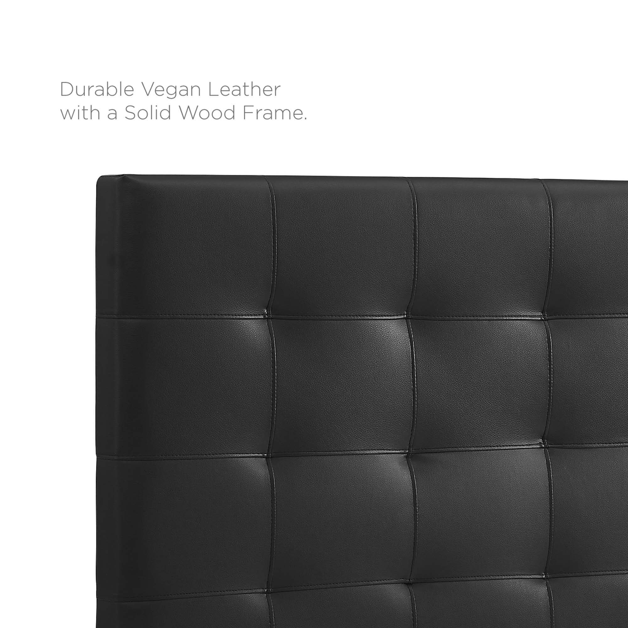 Paisley Tufted Upholstered Faux Leather Full/Queen Headboard by Modway