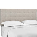 Paisley Tufted Upholstered Linen King and California King Headboard