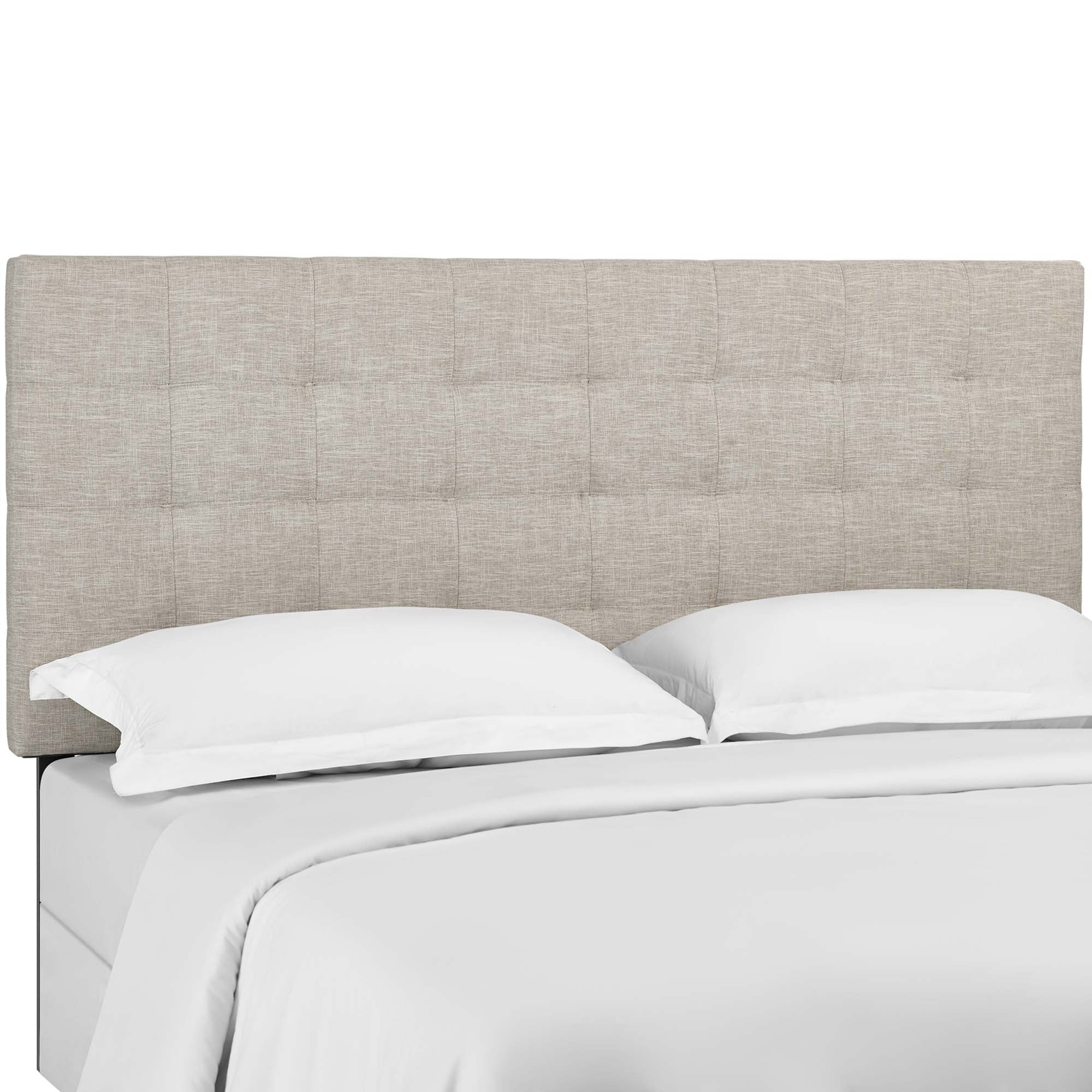 Paisley Tufted Upholstered Linen King and California King Headboard