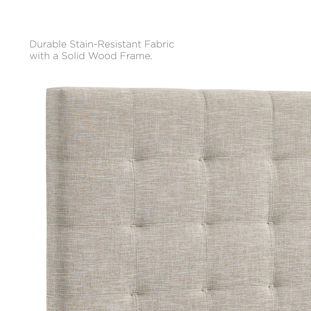 Paisley Tufted Upholstered Linen King and California King Headboard
