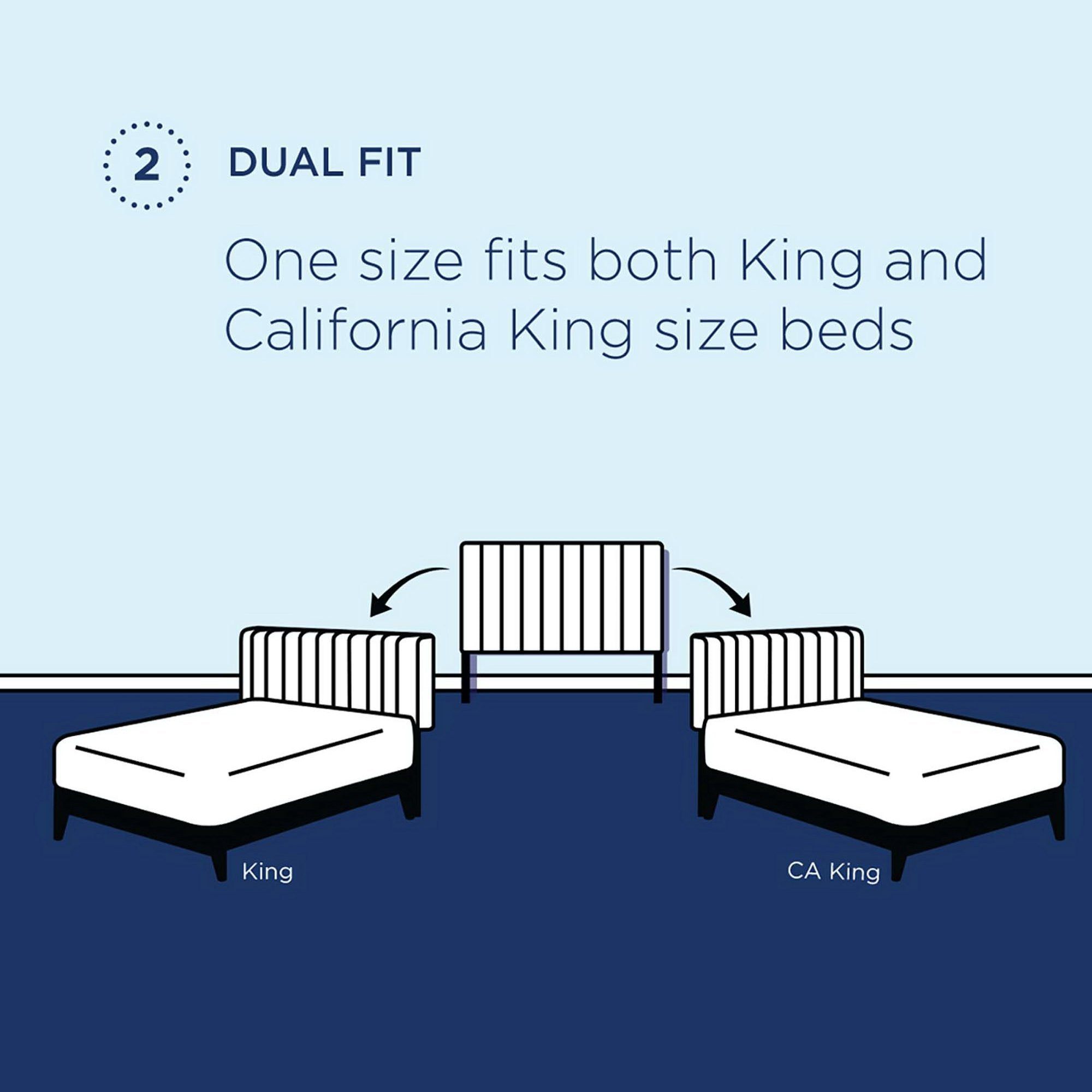 Paisley Tufted Upholstered Linen King and California King Headboard