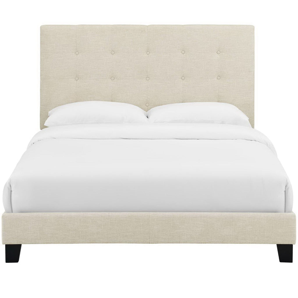 Melanie Tufted Button Upholstered Fabric Queen Platform Bed by Modway
