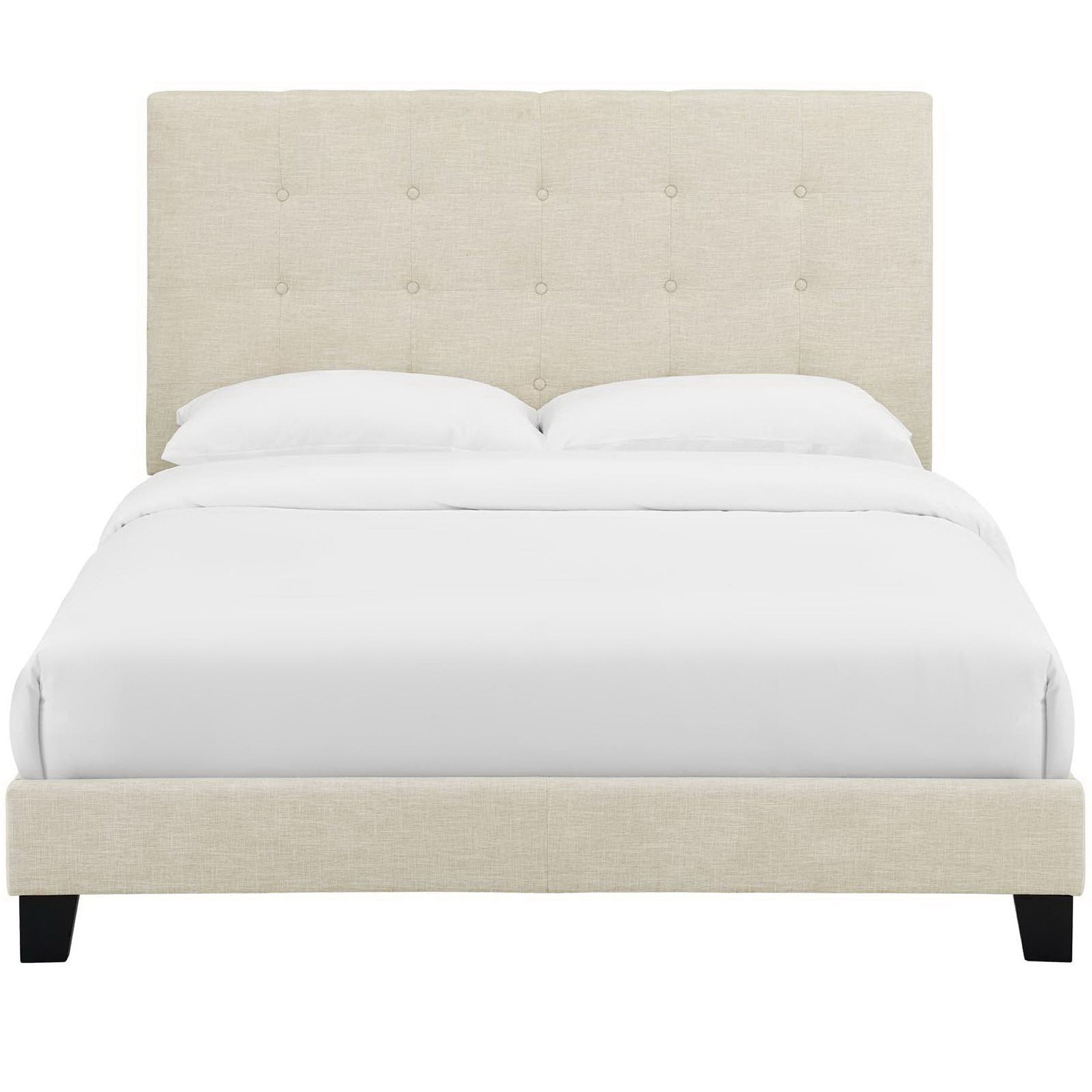 Melanie Tufted Button Upholstered Fabric Queen Platform Bed by Modway