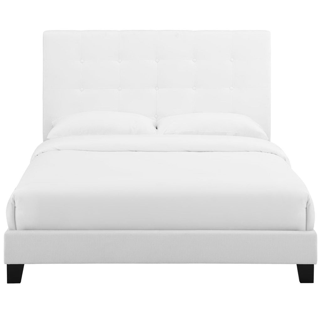 Melanie Tufted Button Upholstered Fabric Queen Platform Bed by Modway