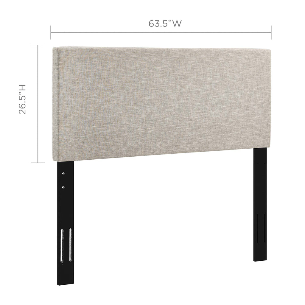 Taylor Upholstered Linen Fabric Full / Queen Headboard by Modway