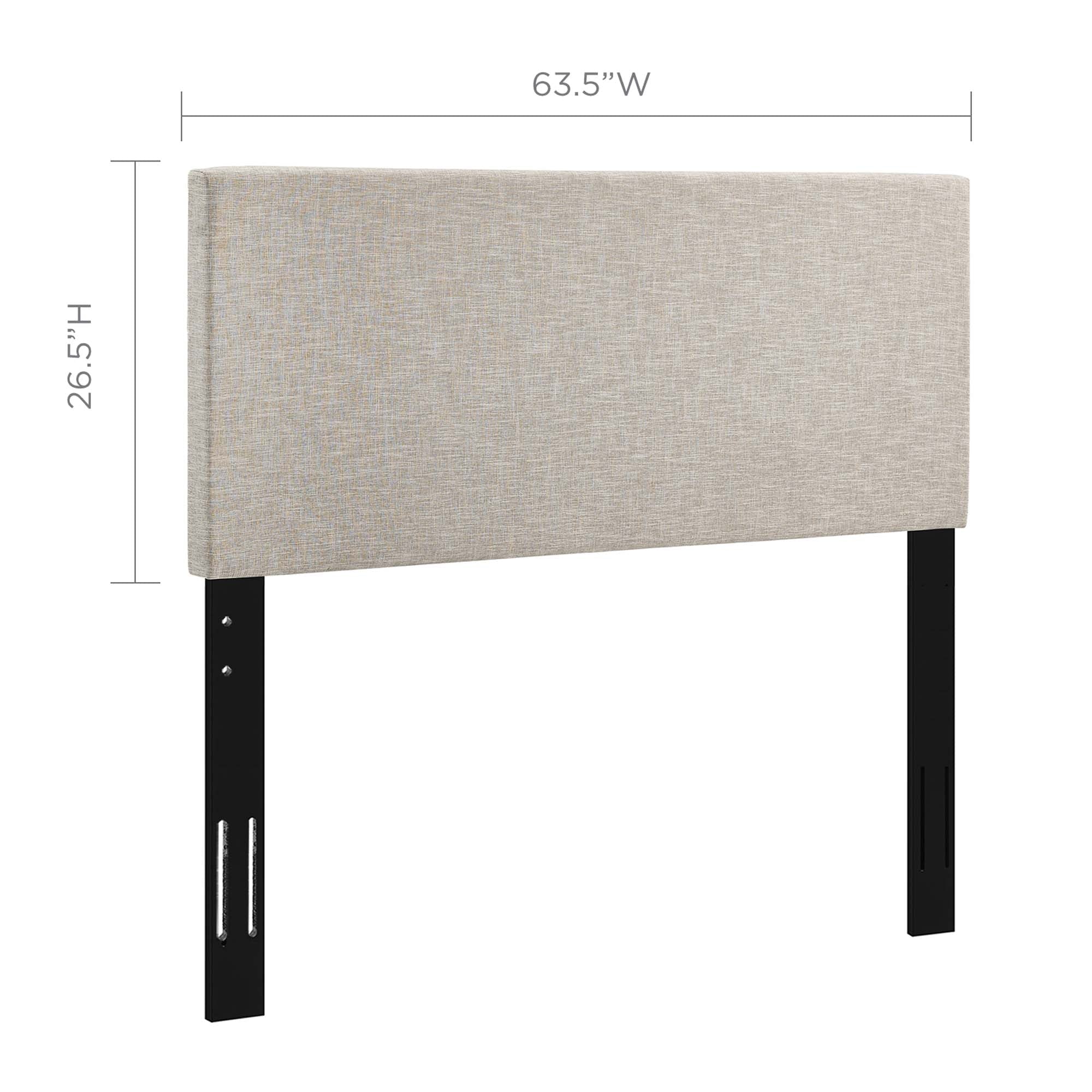 Taylor Upholstered Linen Fabric Full / Queen Headboard by Modway