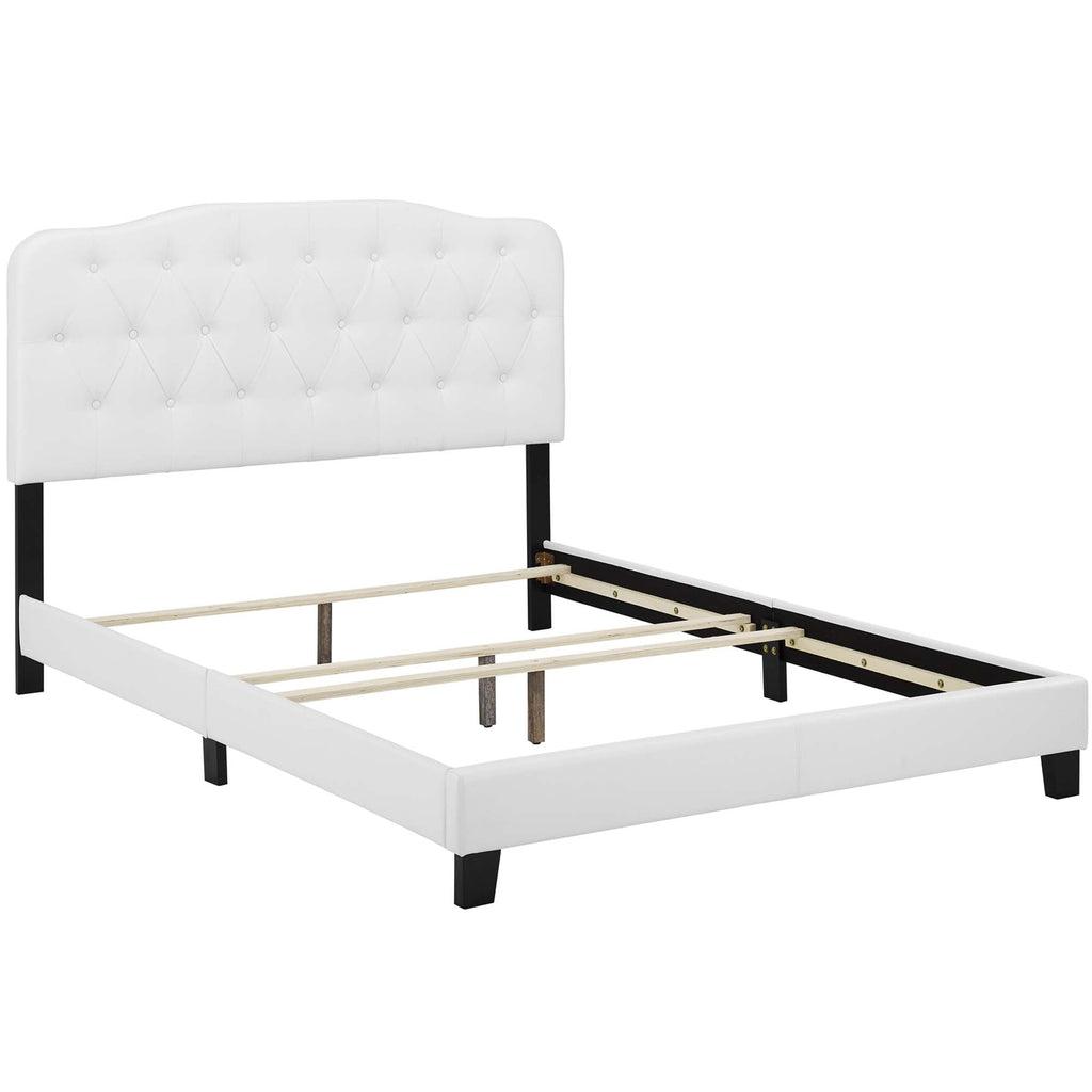 Amelia Faux Leather Full Bed by Modway