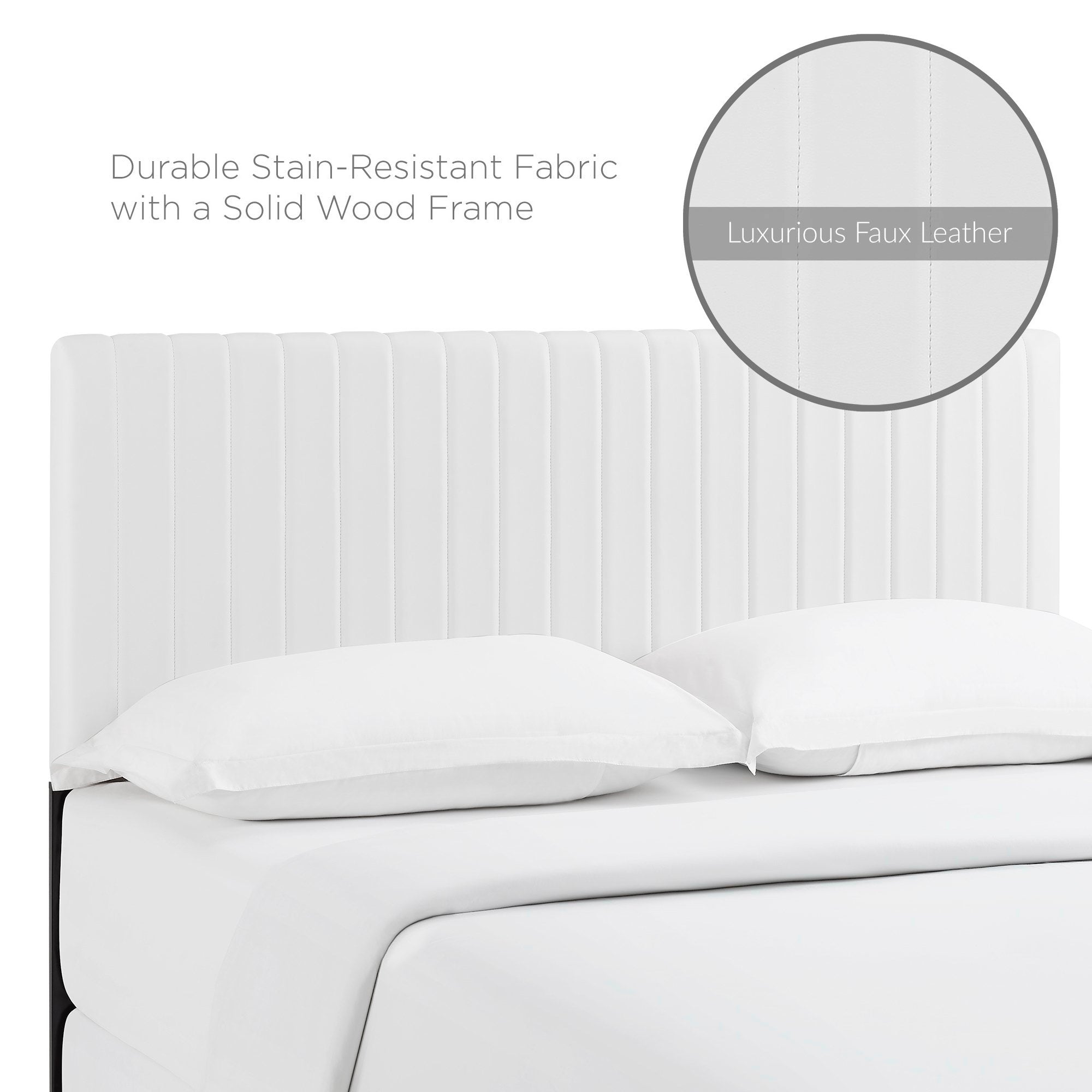 Keira Faux Leather Full/Queen Headboard by Modway
