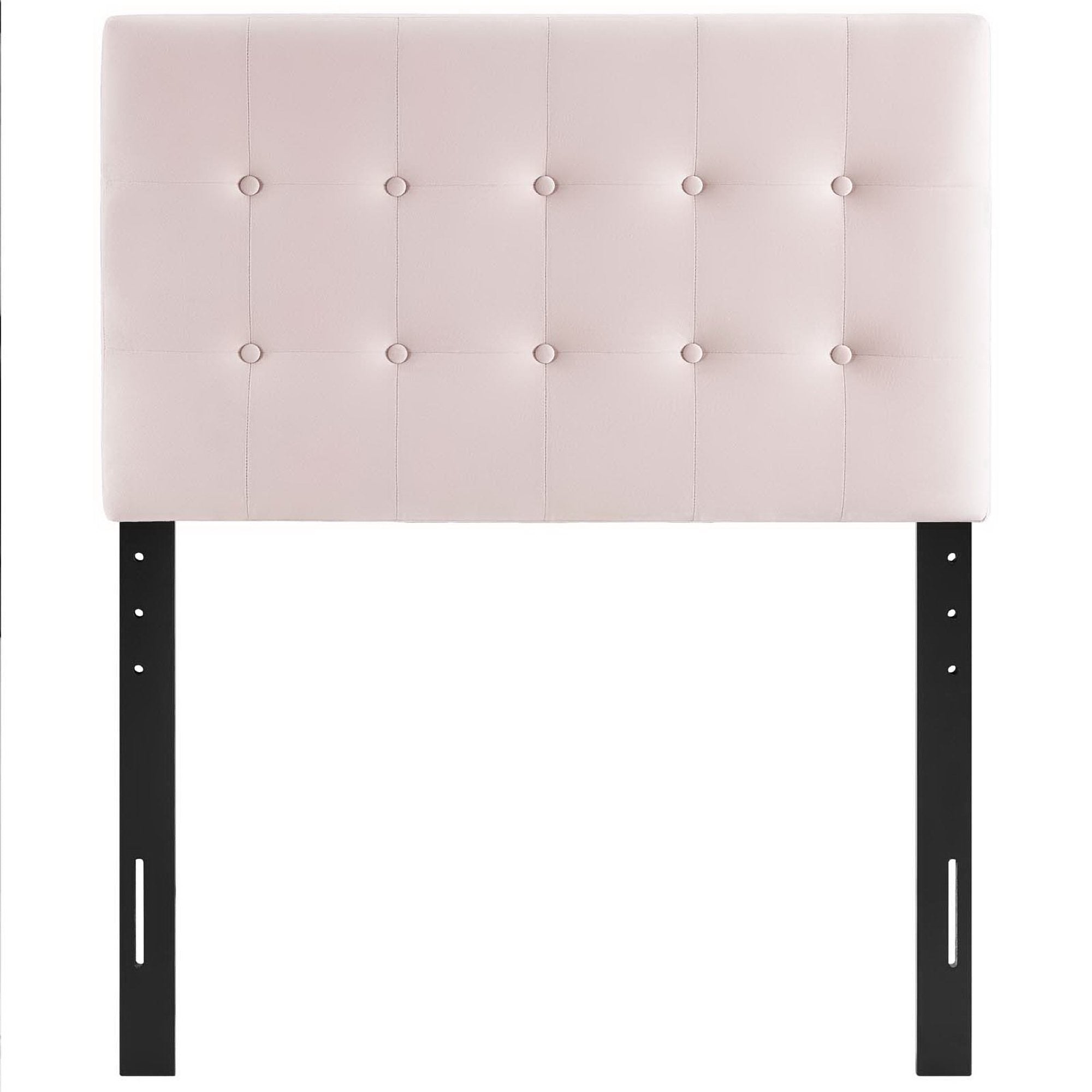 Emily Biscuit Tufted Performance Velvet Twin Headboard