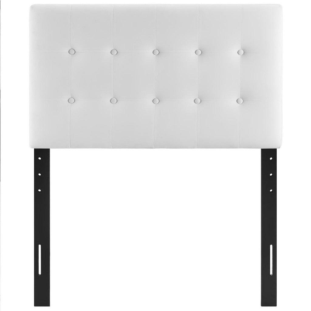 Emily Biscuit Tufted Performance Velvet Twin Headboard