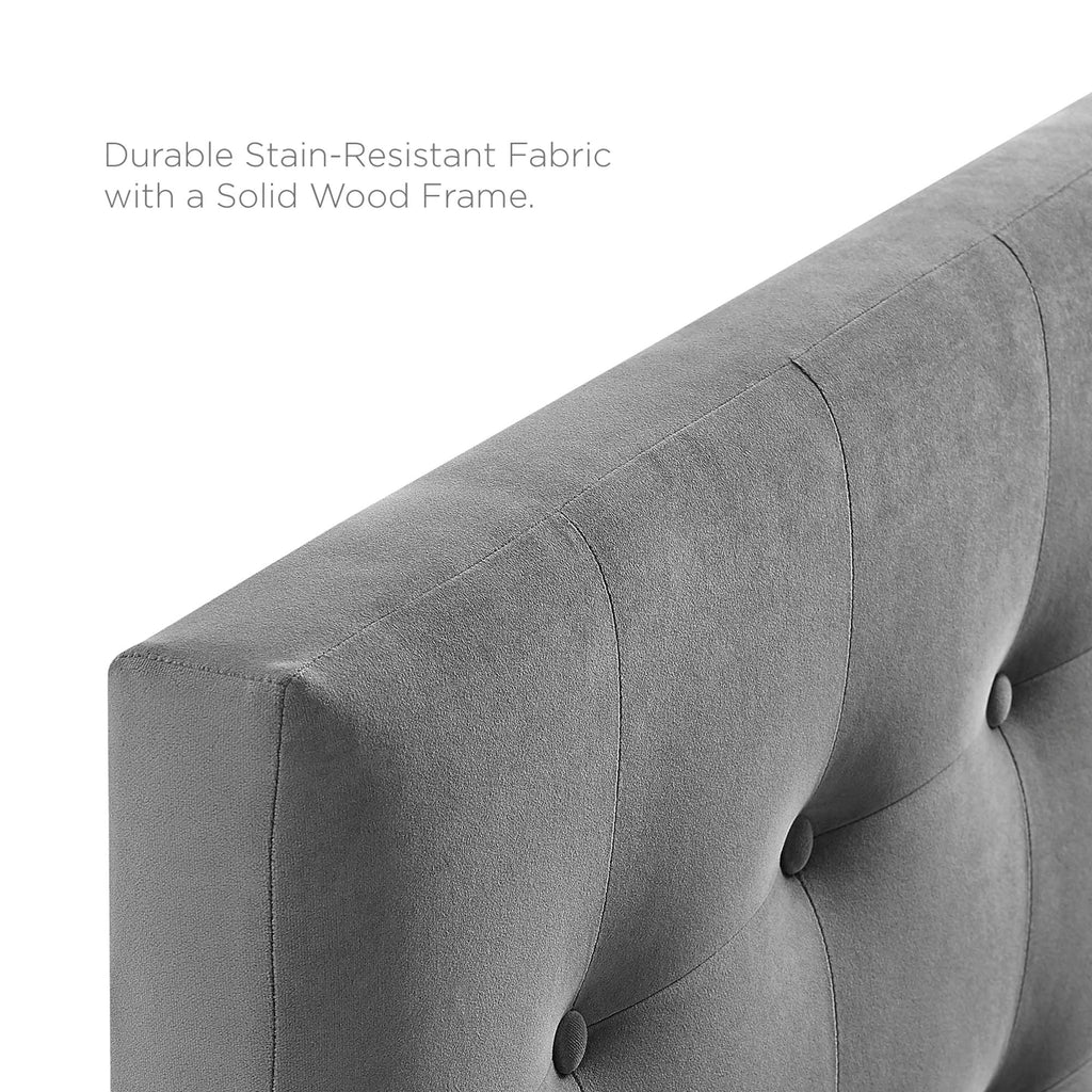 Emily Biscuit Tufted Performance Velvet Full Headboard by Modway