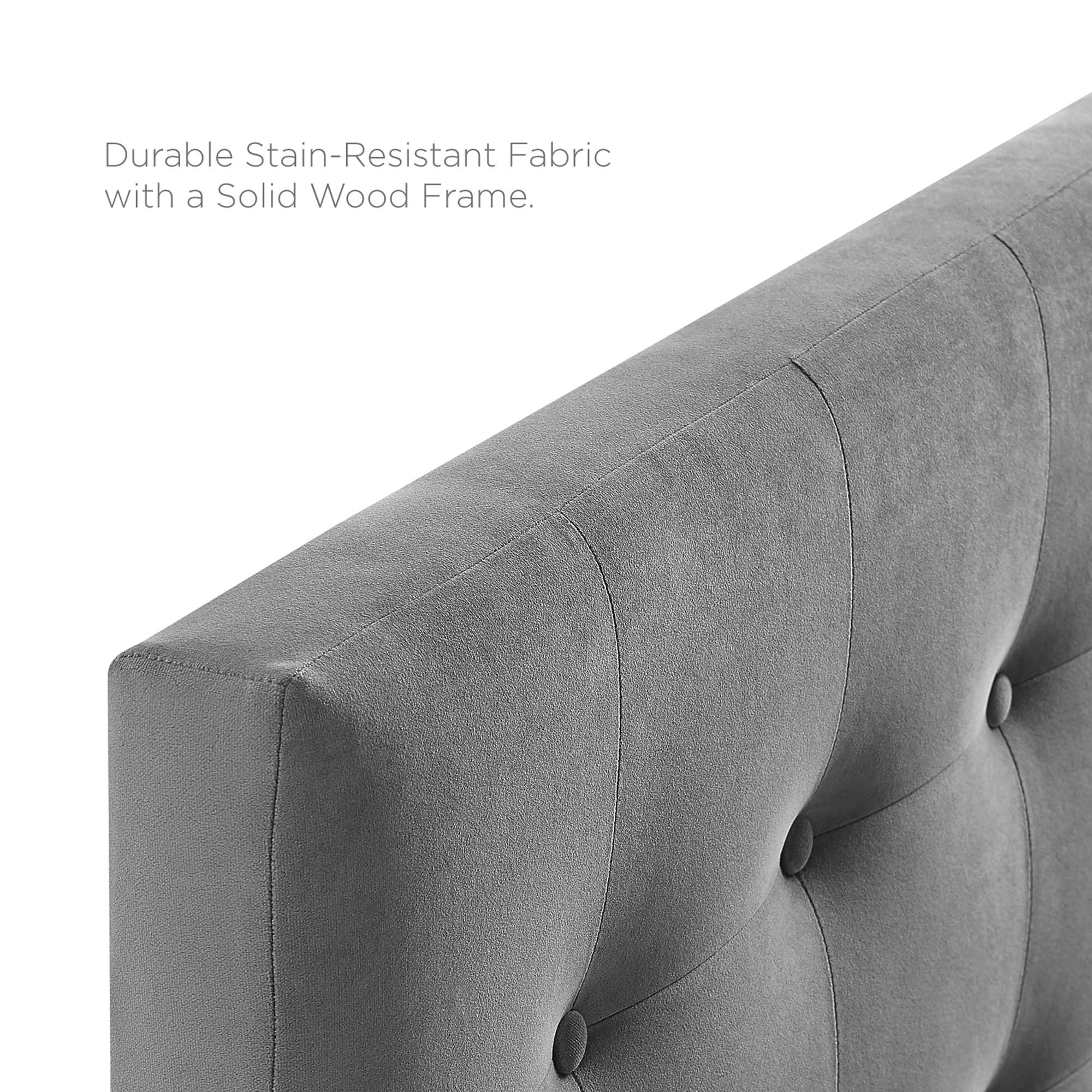 Emily Biscuit Tufted Performance Velvet Full Headboard by Modway