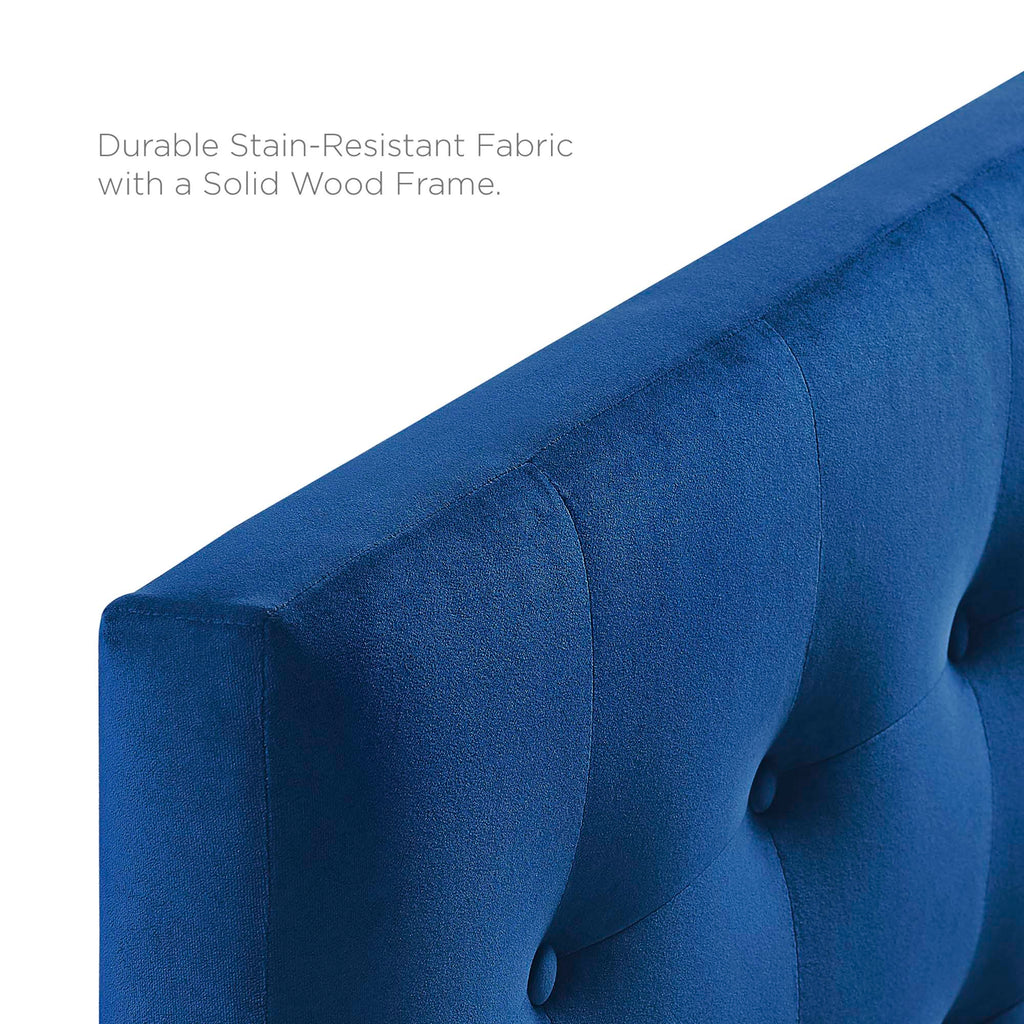 Emily Biscuit Tufted Performance Velvet Full Headboard by Modway